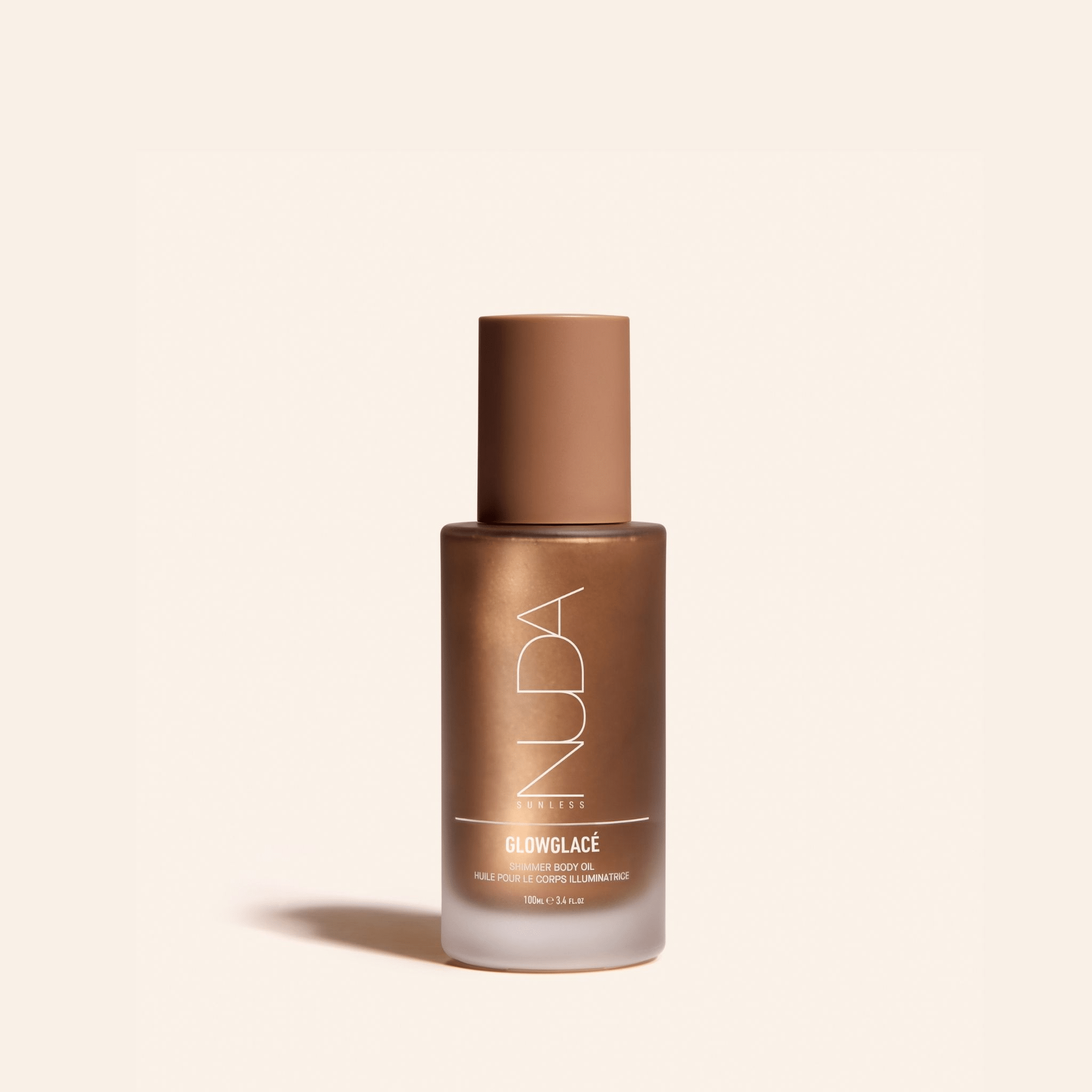 Nuda. Huile Corporelle Scintillante Légère Glowglacé - 100 ml - Concept C. Shop