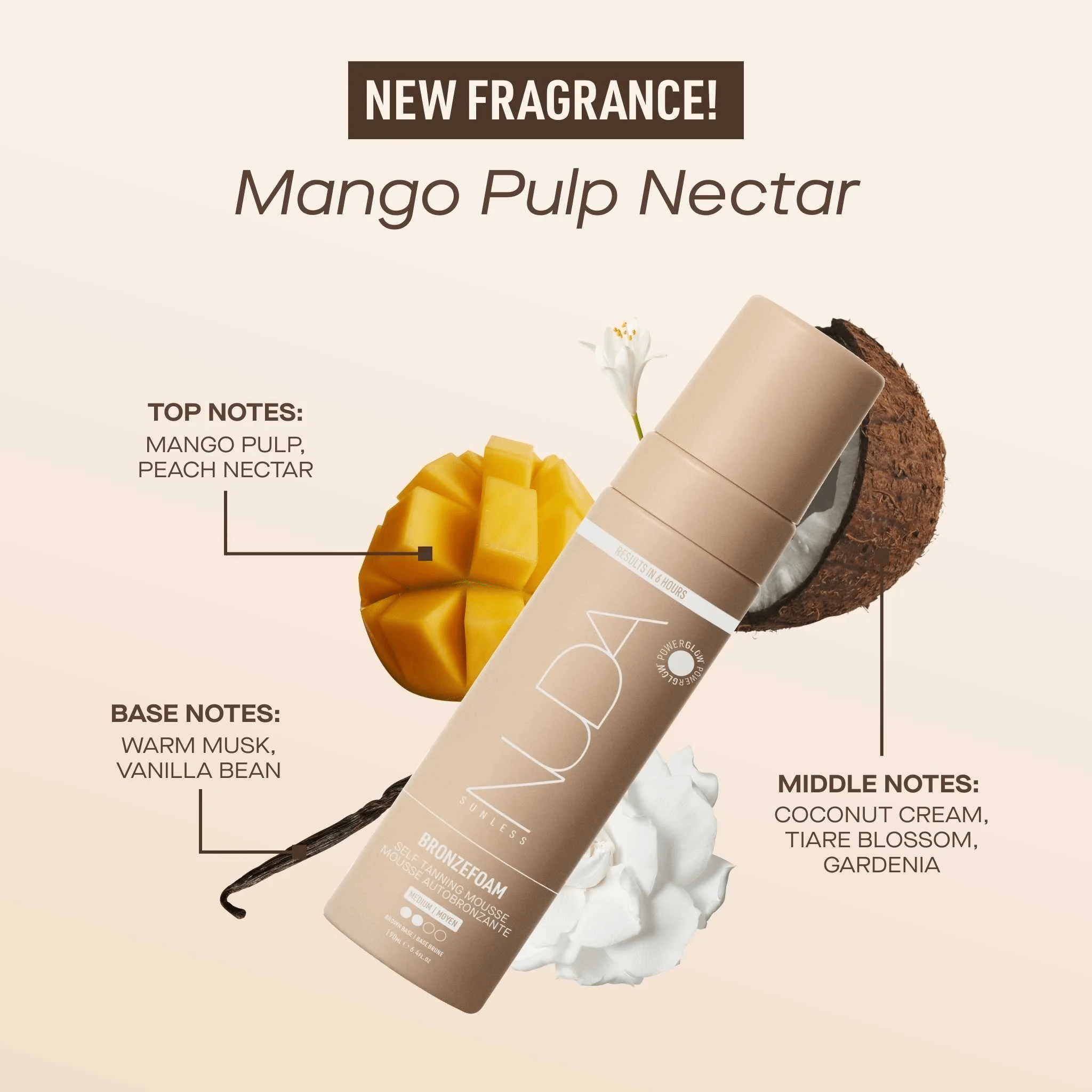 Nuda. Mousse Autobronzante Bronzefoam - Moyen - 190 ml - Concept C. Shop