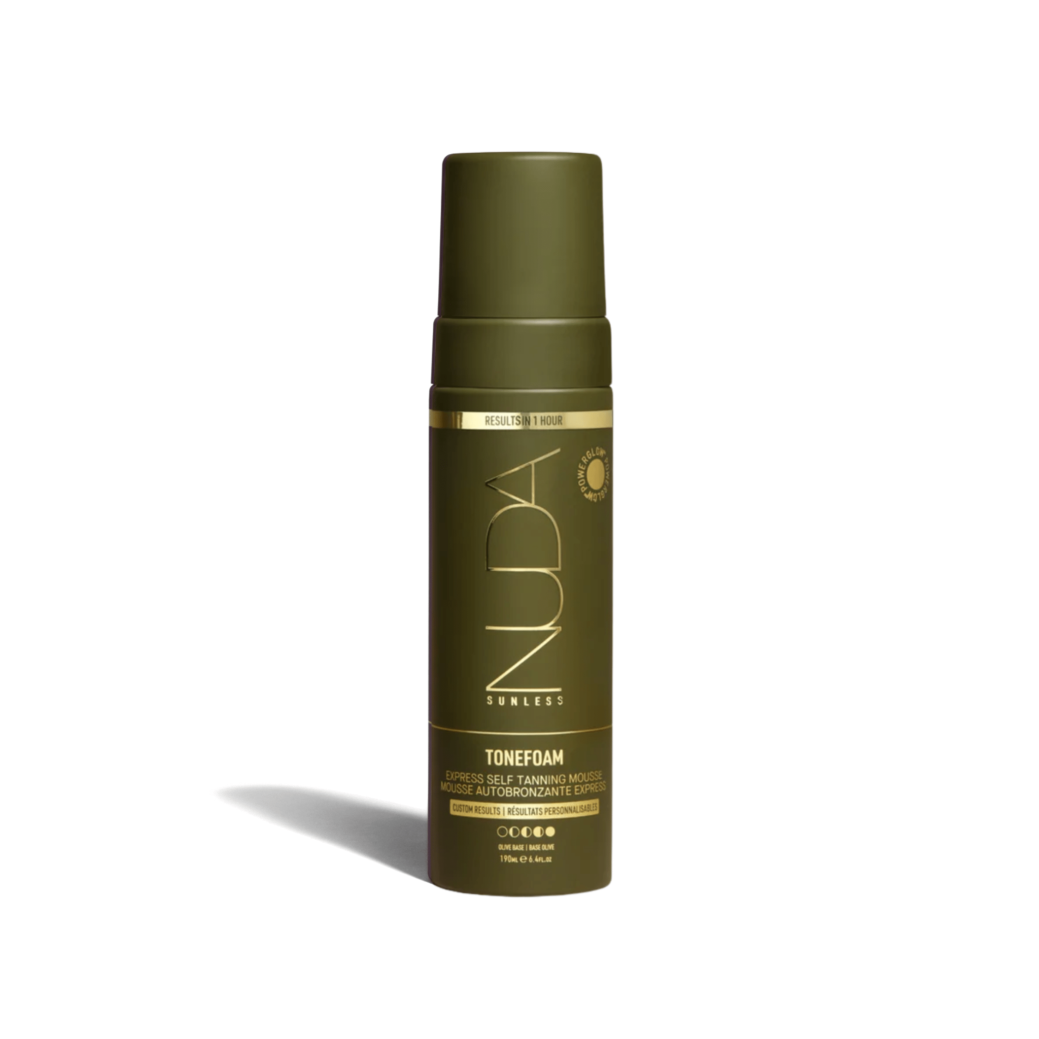 Nuda. Mousse Autobronzante Express Tonefoam - Base Olive - 190 ml - Concept C. Shop