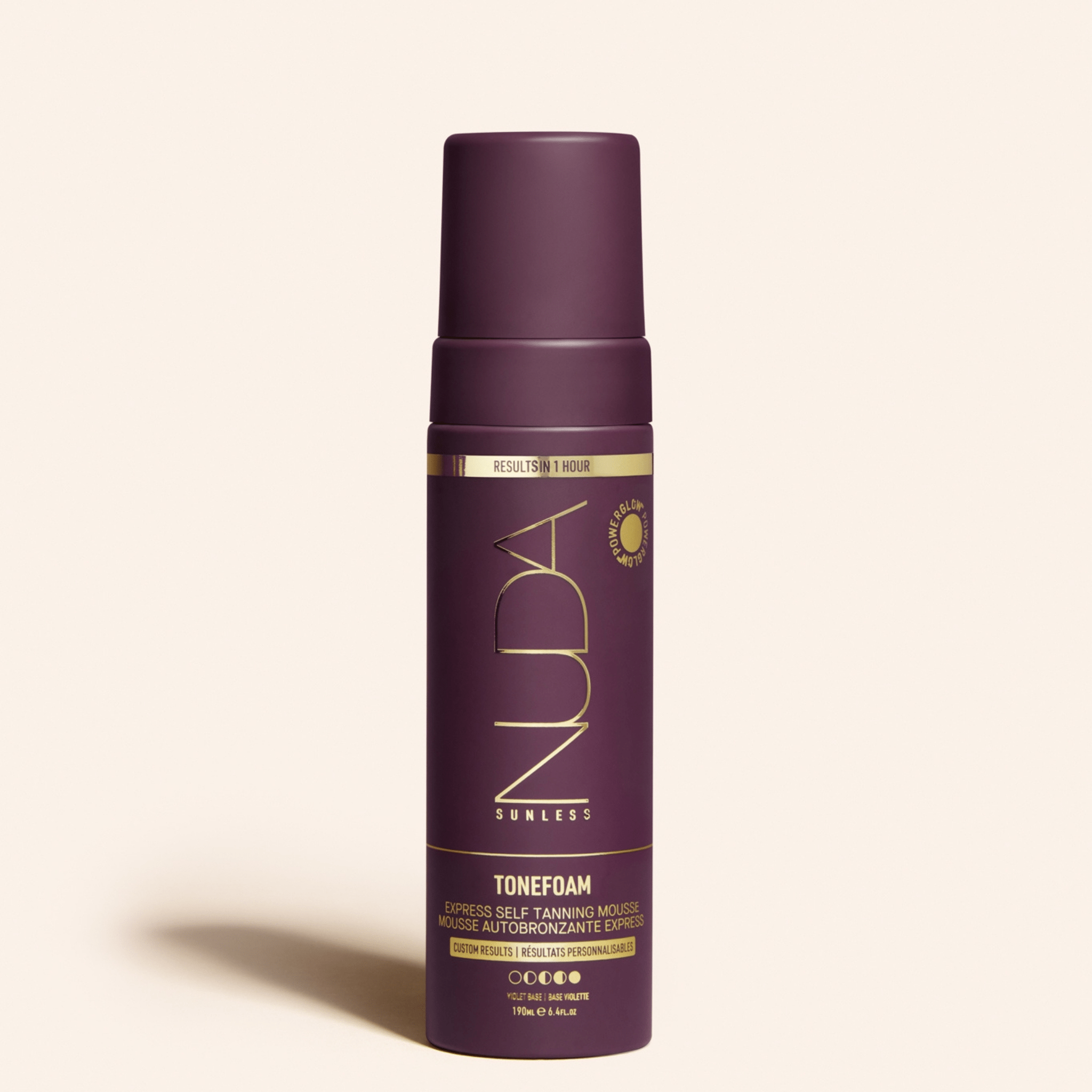 Nuda. Mousse Autobronzante Express Tonefoam - Base Violette - 190 ml - Concept C. Shop