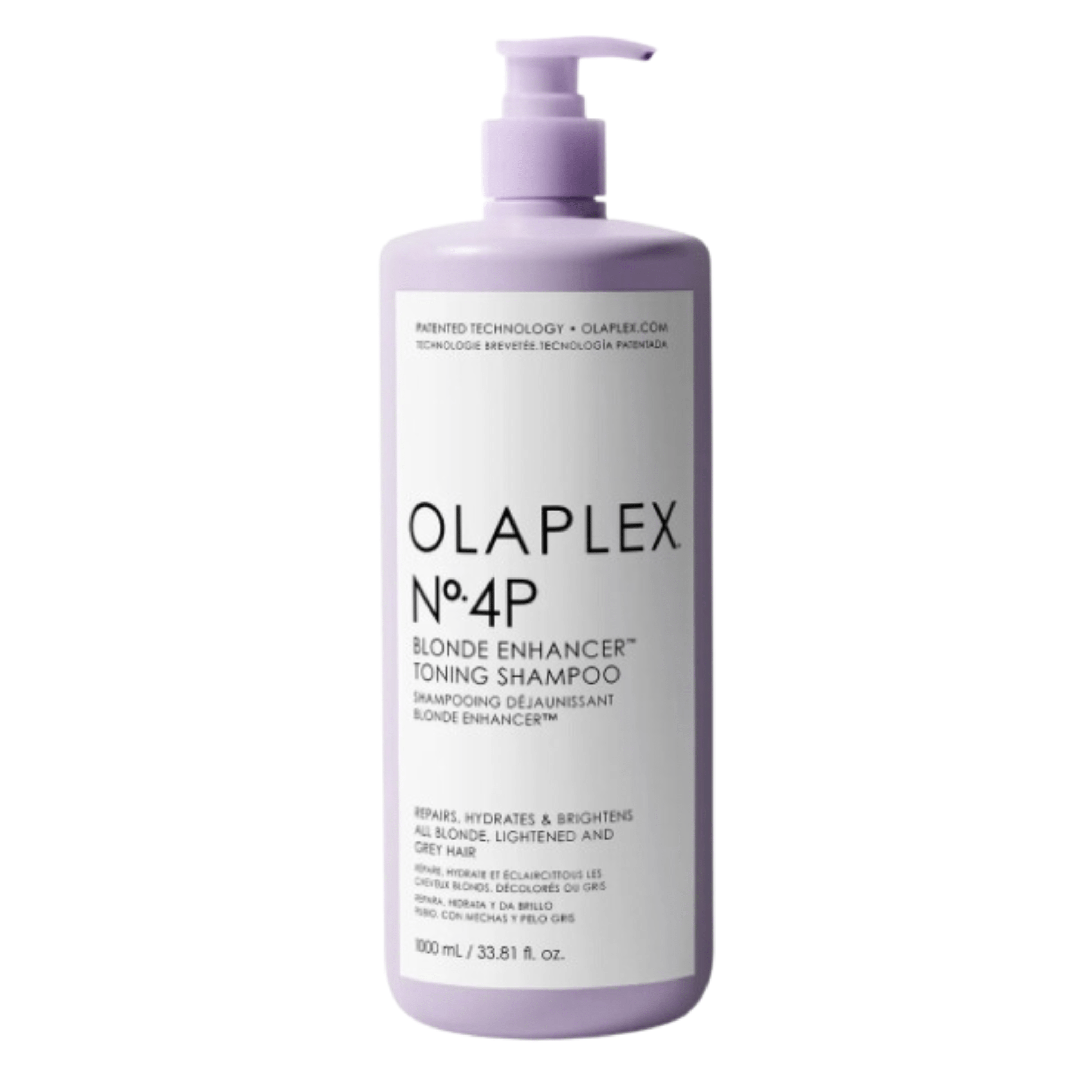 Olaplex. Shampoing Rehausseur De Blond No. 4P - 1000 ml - Concept C. Shop