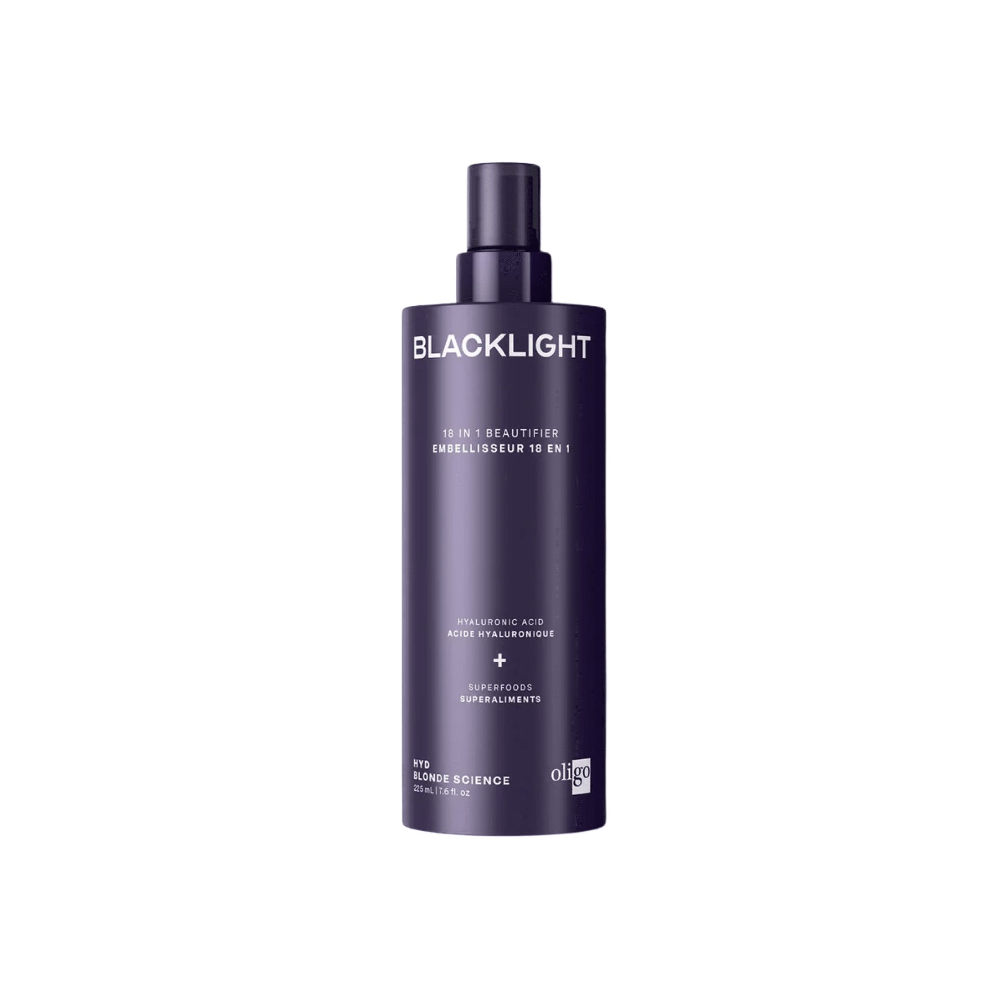 Oligo. Brume Soin Embellisseur 18 - En - 1 Blacklight - 225 ml - Concept C. Shop