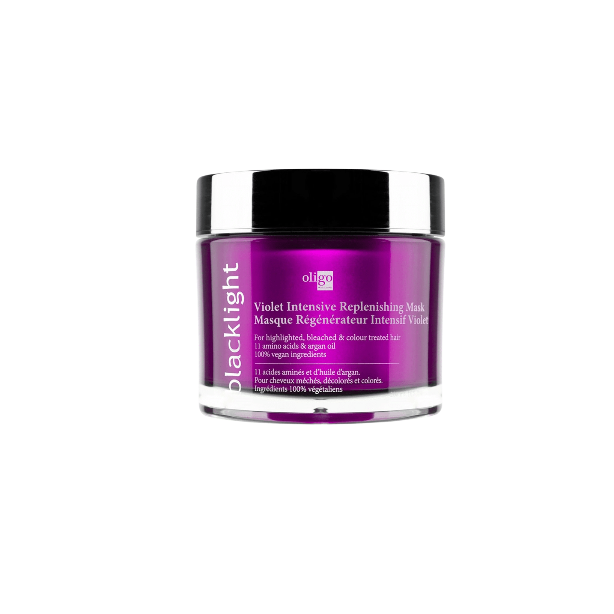 Oligo. Masque Régénérateur Intensif Violet Blacklight - 200 ml - Concept C. Shop