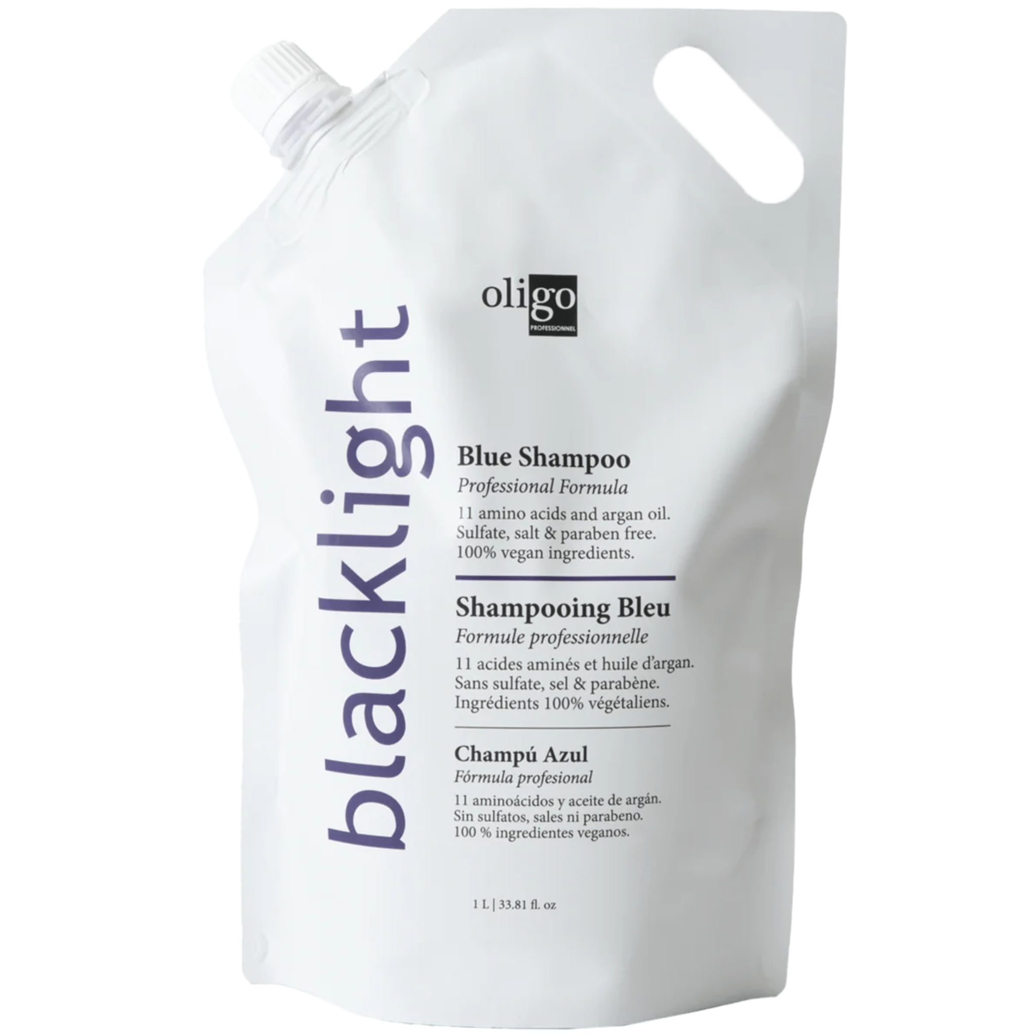 Oligo. Shampoing Bleu Blacklight (Recharge) - 1000 ml - Concept C. Shop