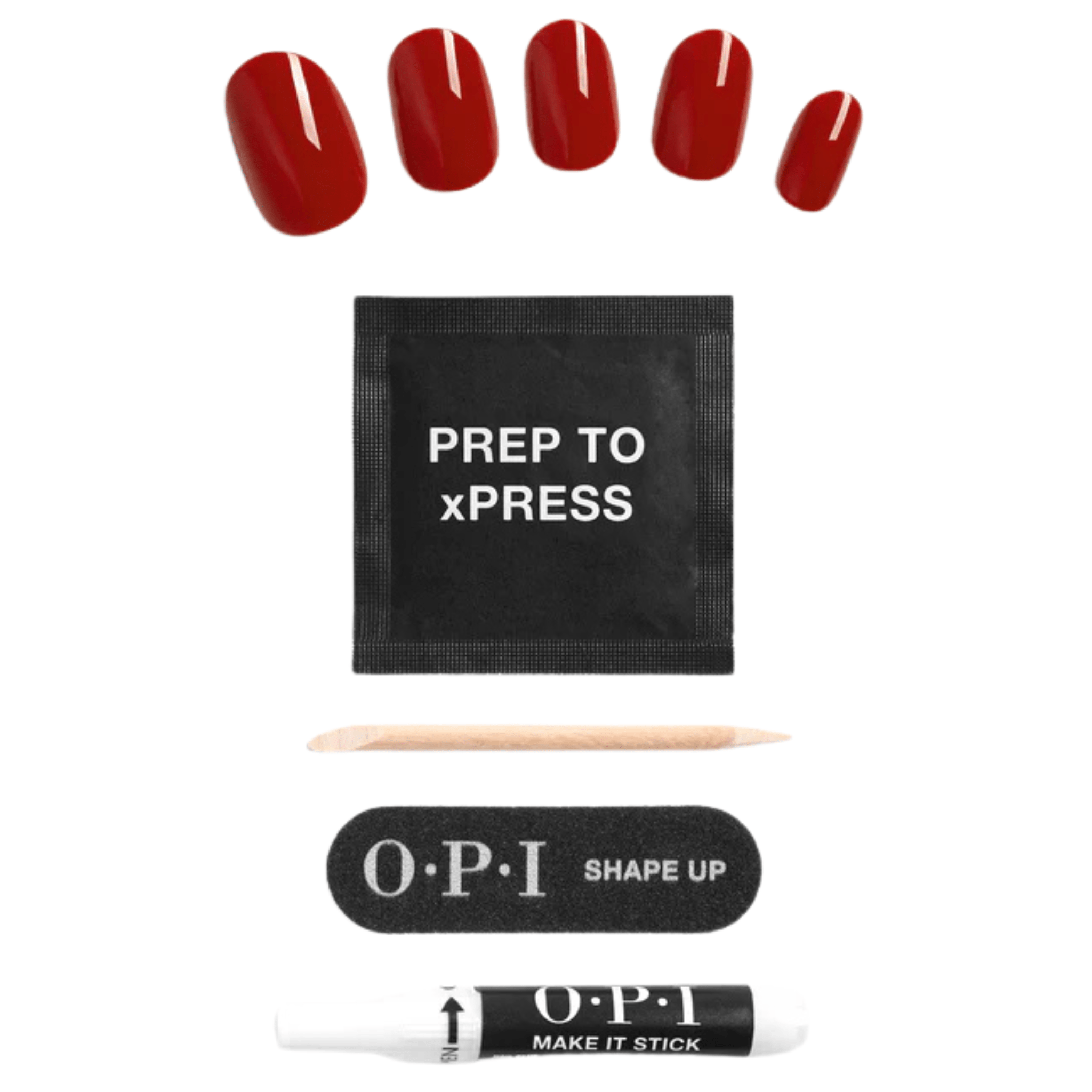 OPI. Ensemble Ongles Classiques xPRESS/ON - Big Apple Red - Concept C. Shop