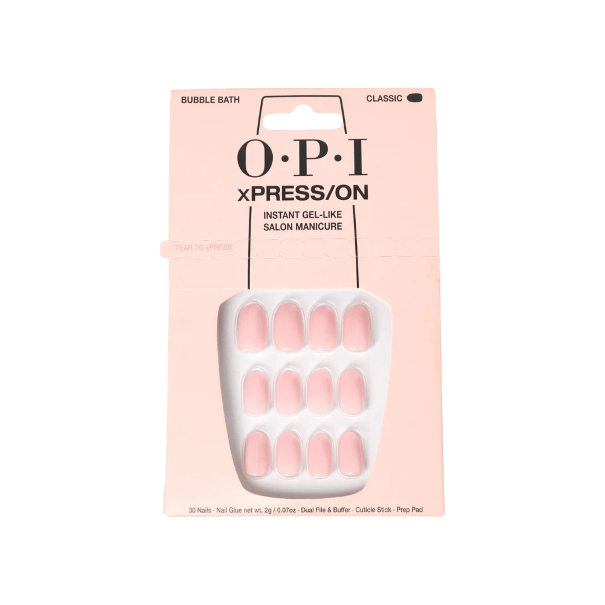 OPI. Ensemble Ongles Classiques xPRESS/ON - Bubble Bath - Concept C. Shop