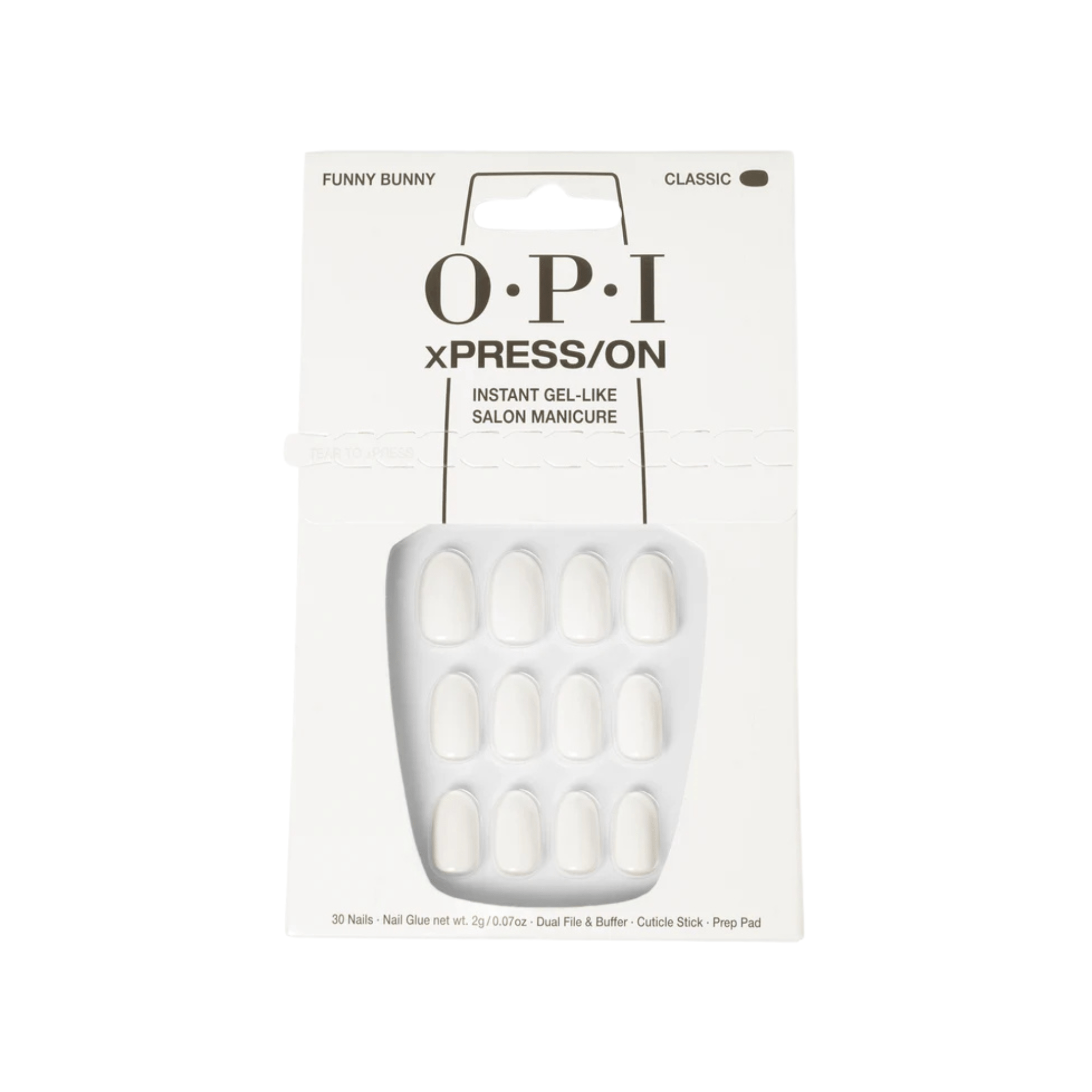 OPI. Ensemble Ongles Classiques xPRESS/ON - Funny Bunny - Concept C. Shop