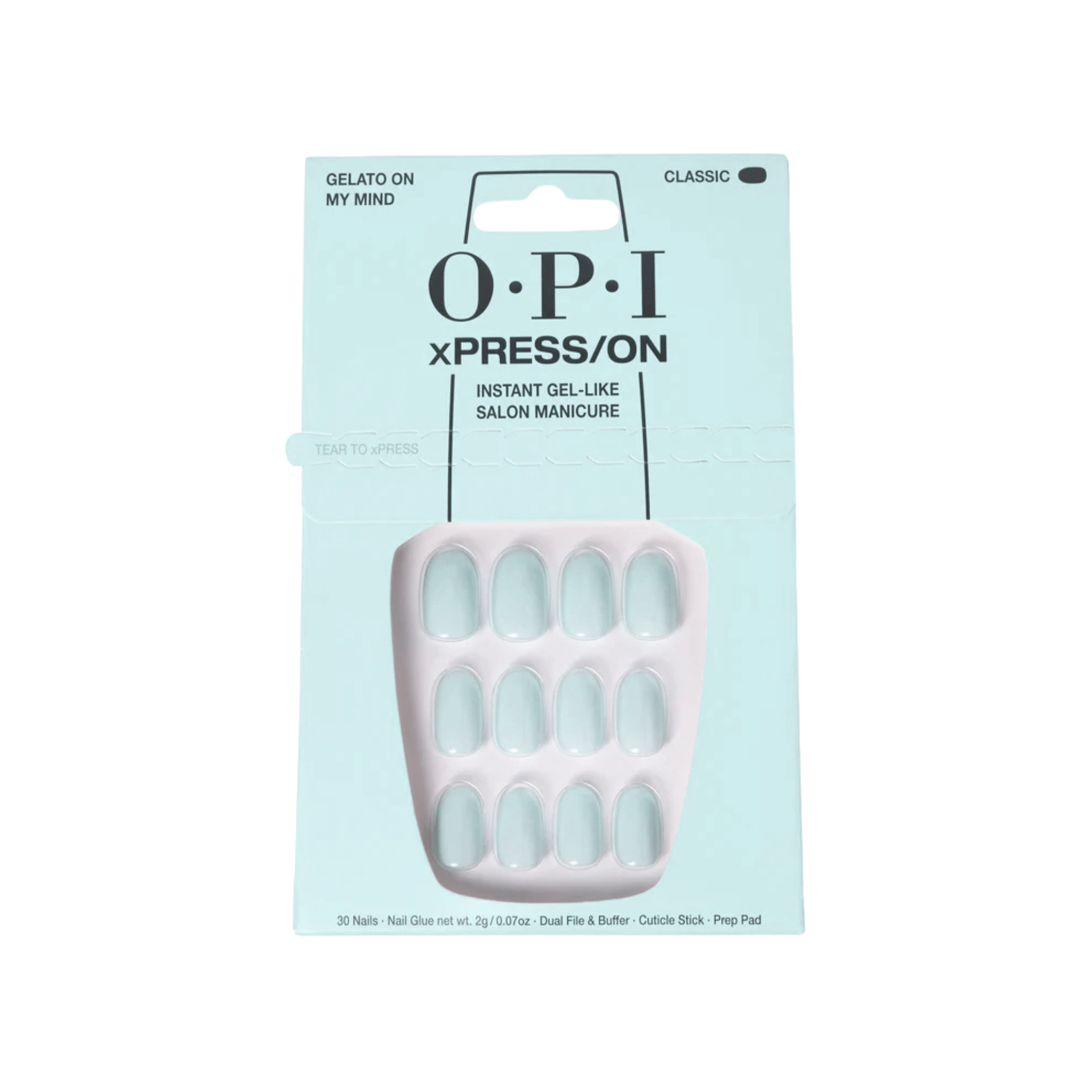 OPI. Ensemble Ongles Classiques xPRESS/ON - Gelato On My Mind - Concept C. Shop