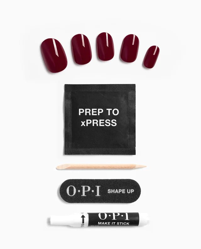 OPI. Ensemble Ongles Classiques xPRESS/ON - Malaga Wine - Concept C. Shop