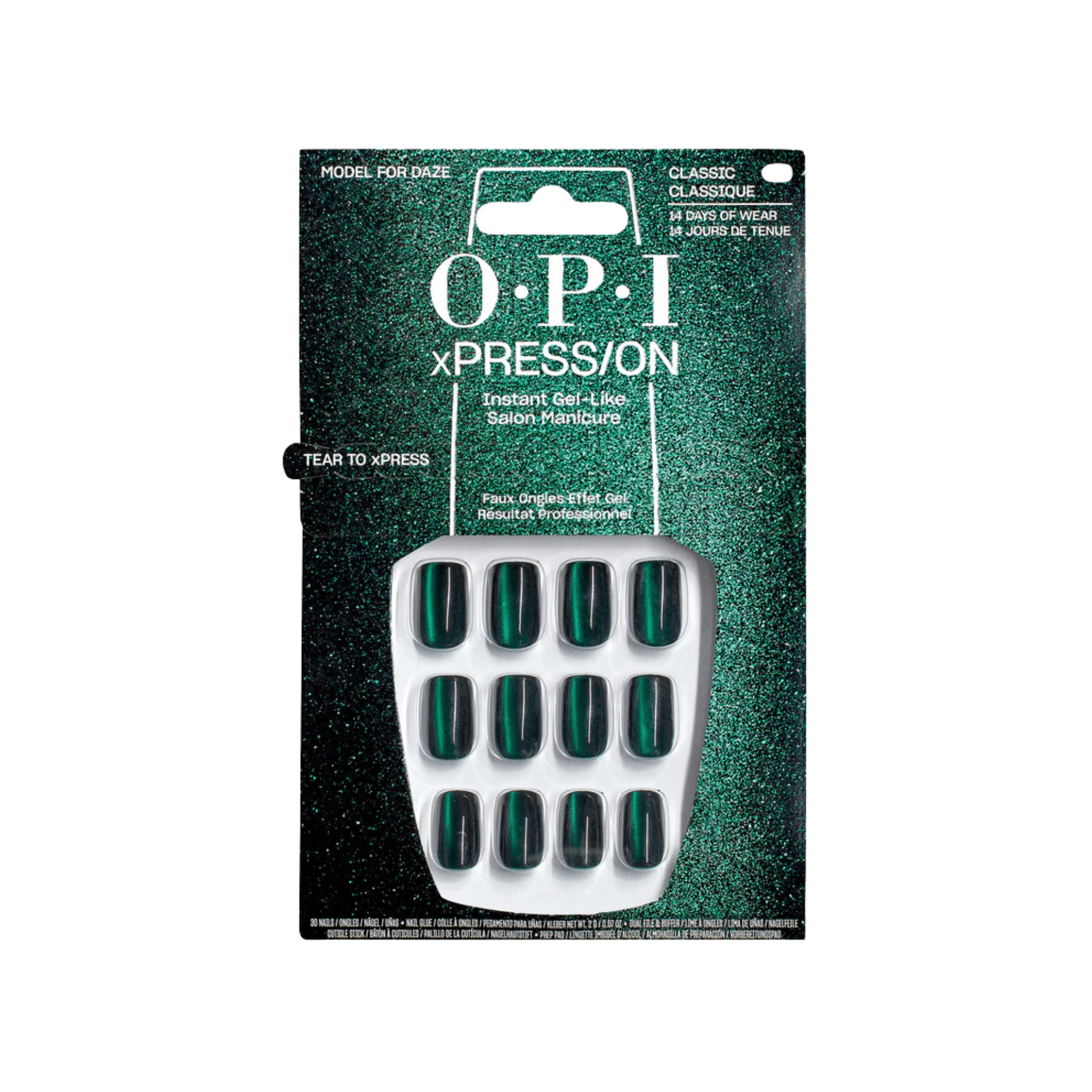 OPI. Ensemble Ongles Classiques xPRESS/ON - Model For Daze - Concept C. Shop