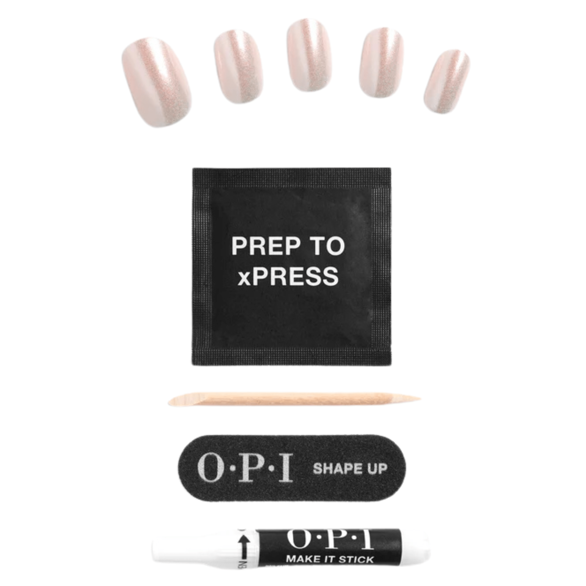 OPI. Ensemble Ongles Classiques xPRESS/ON - Throw Me A Kiss - Concept C. Shop