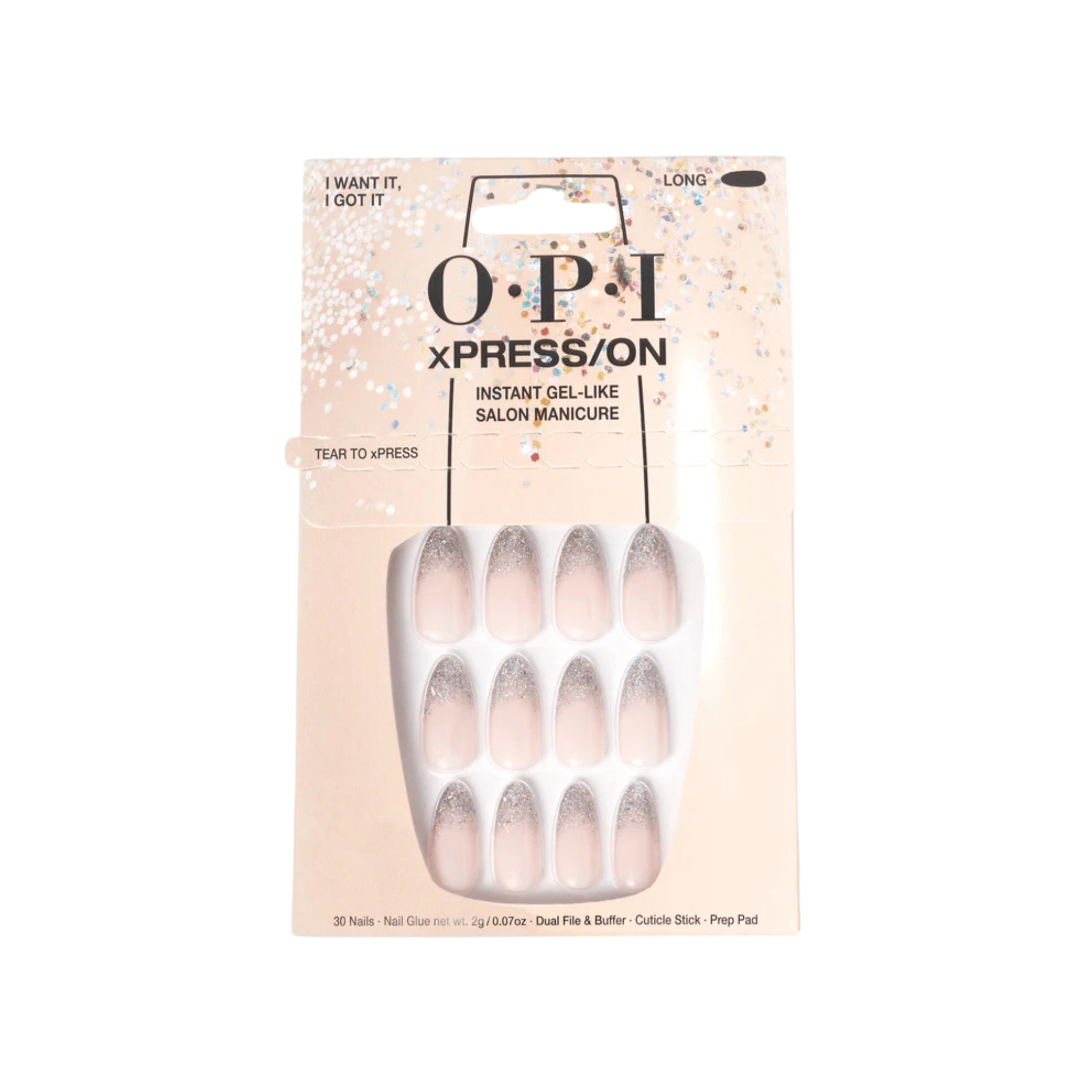 OPI. Ensemble Ongles Longs xPRESS/ON - I Want It. I Got It - Concept C. Shop