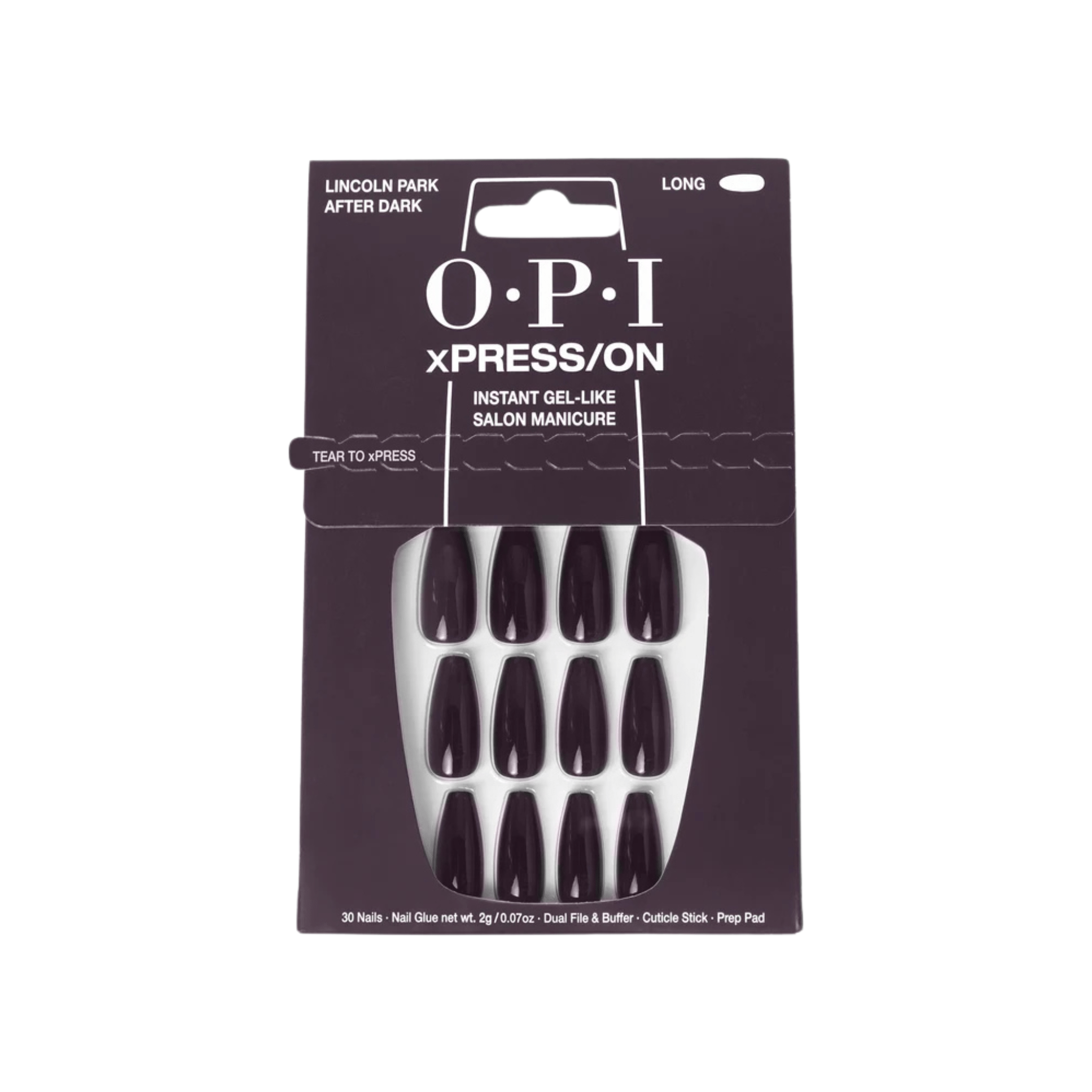 OPI. Ensemble Ongles Longs xPRESS/ON - Lincoln Park After Dark - Concept C. Shop