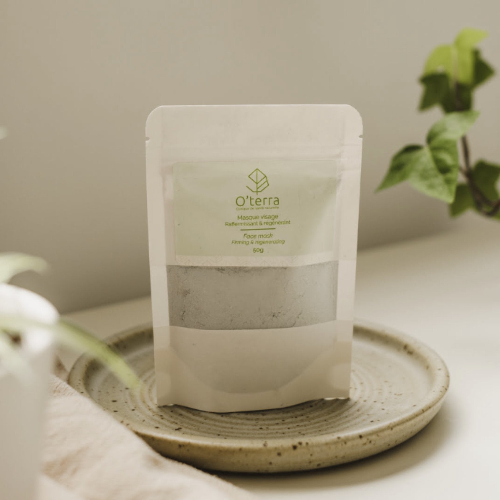 O'terra. Masque raffermissant et regénérant pour le visage - 50g - Concept C. Shop