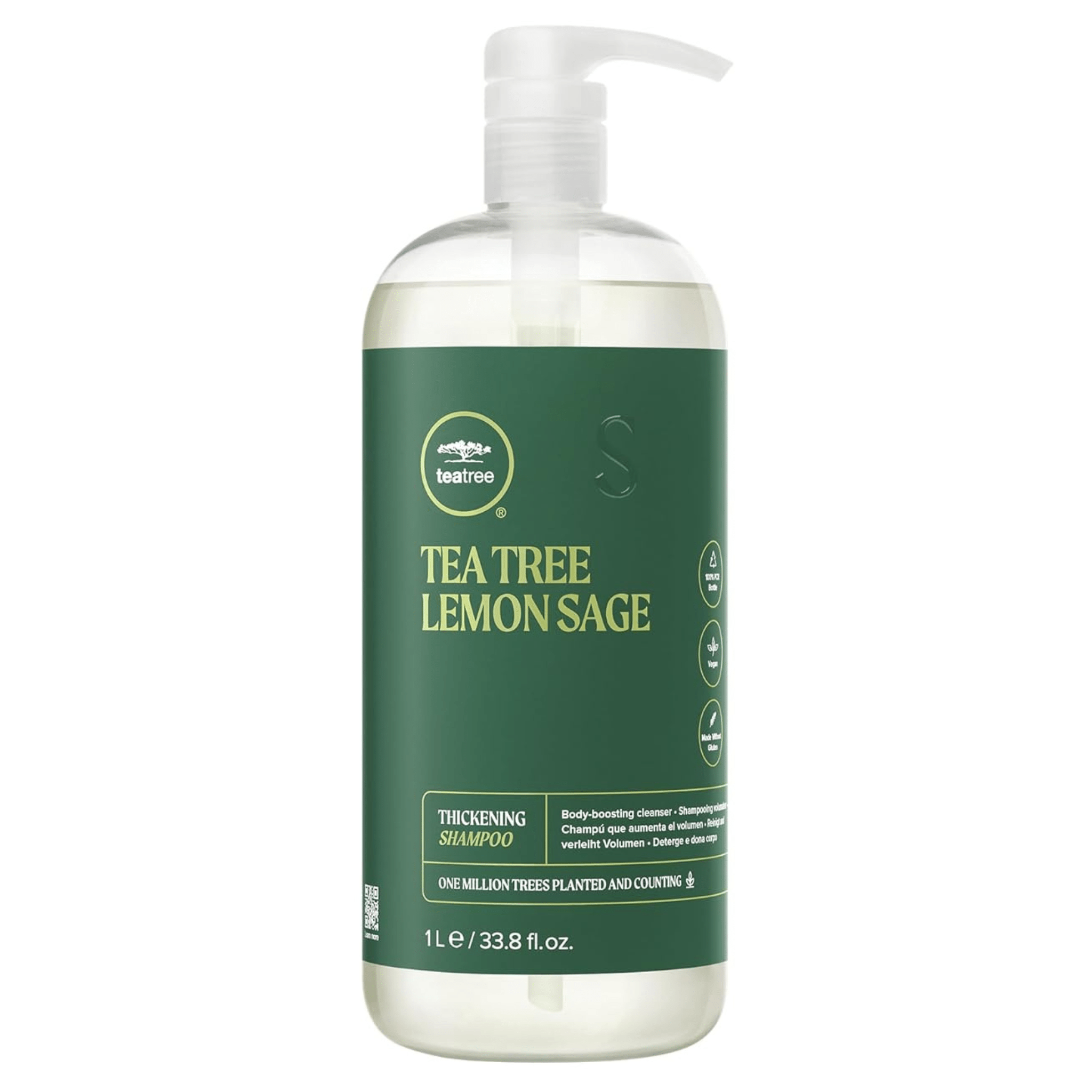 Paul Mitchell. Shampoing Épaississant Tea Tree Lemon Sage - 1000 ml - Concept C. Shop