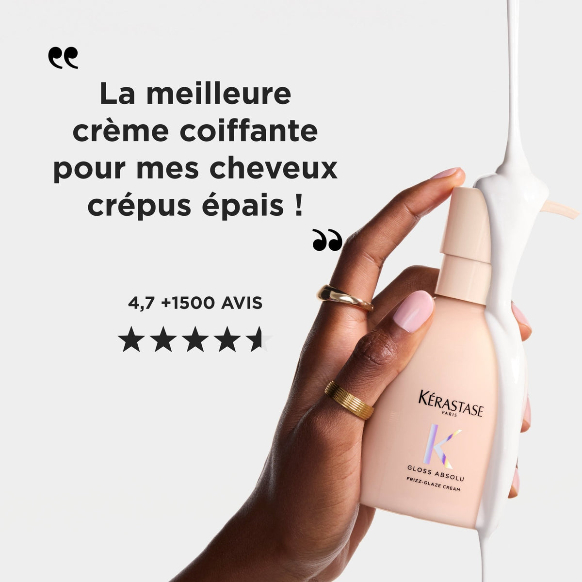 Prime avec Achat - Kérastase. Gloss Absolu Frizz - Glaze Cream - 30 ml - Concept C. Shop