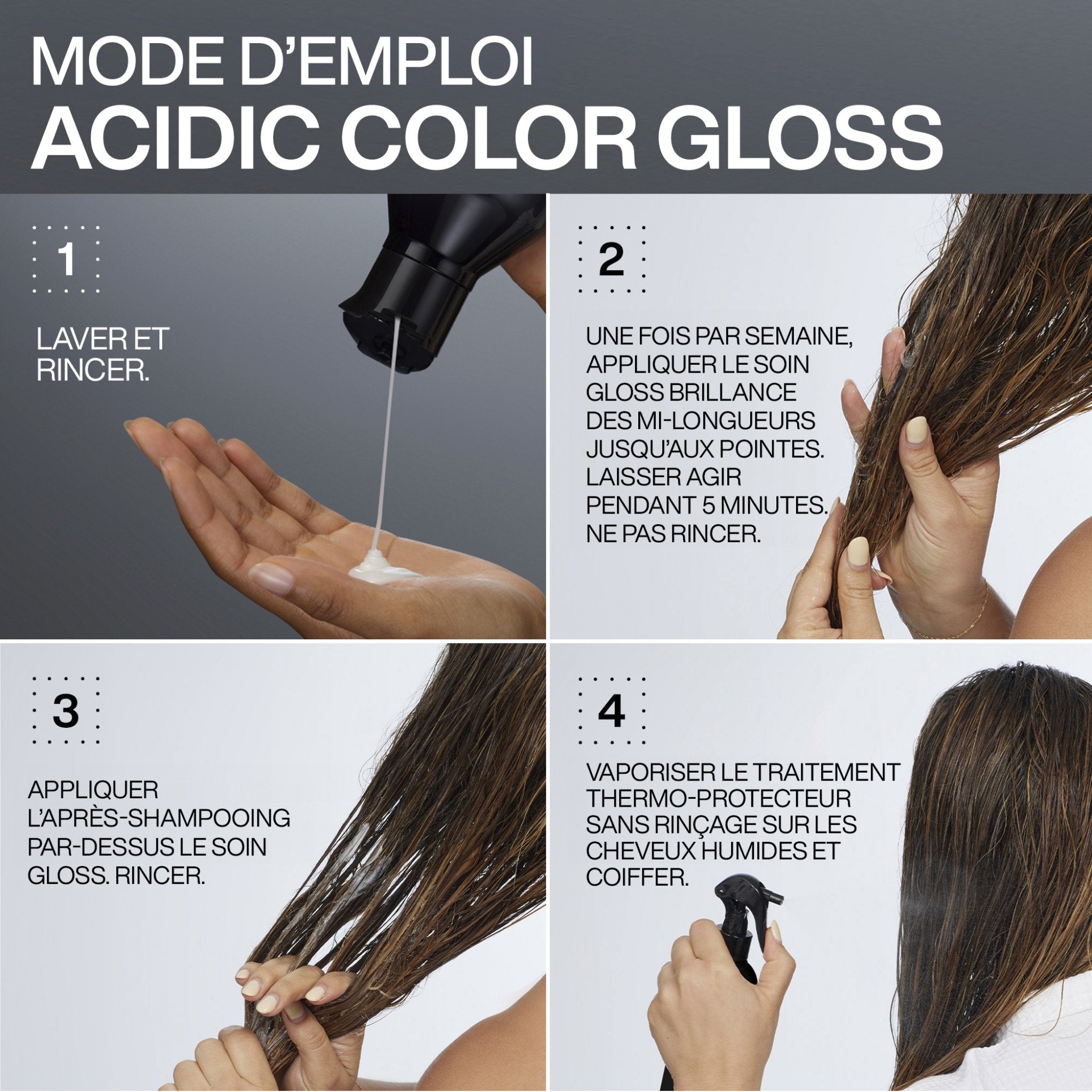 Prime avec Achat - Redken. Traitement Thermo - Protecteur Acidic Color Gloss - 30 ml - Concept C. Shop