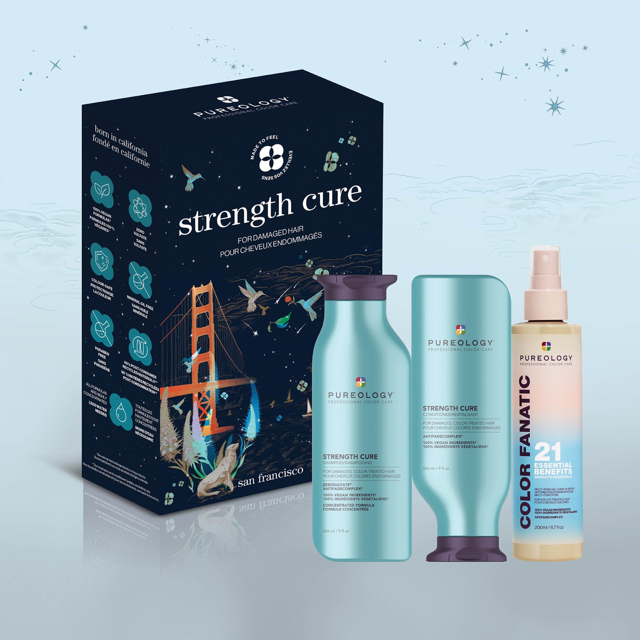 Pureology Strength Cure Shampoo Gift outlet Set