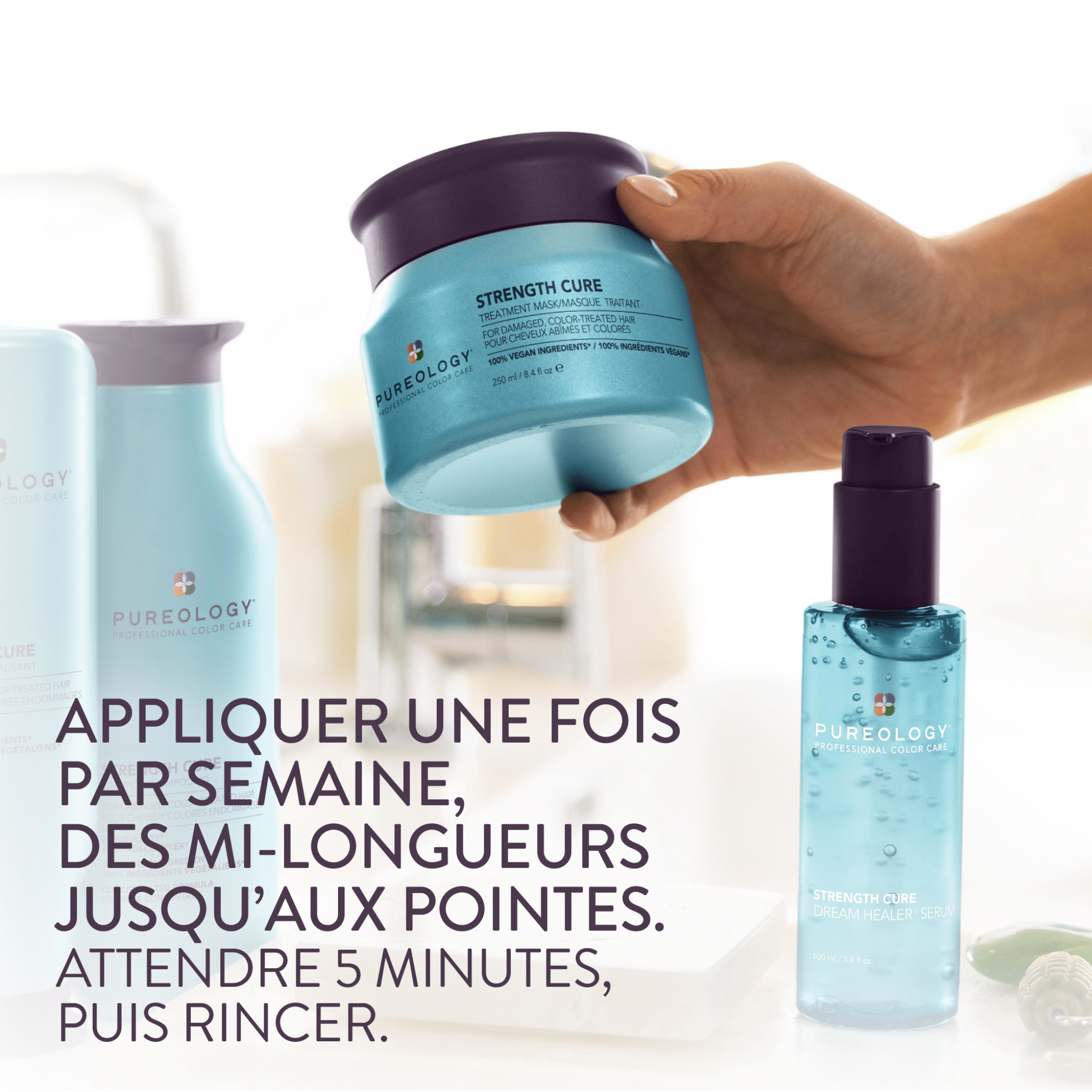 Pureology. Masque Traitement Strength Cure - 250 ml - Concept C. Shop