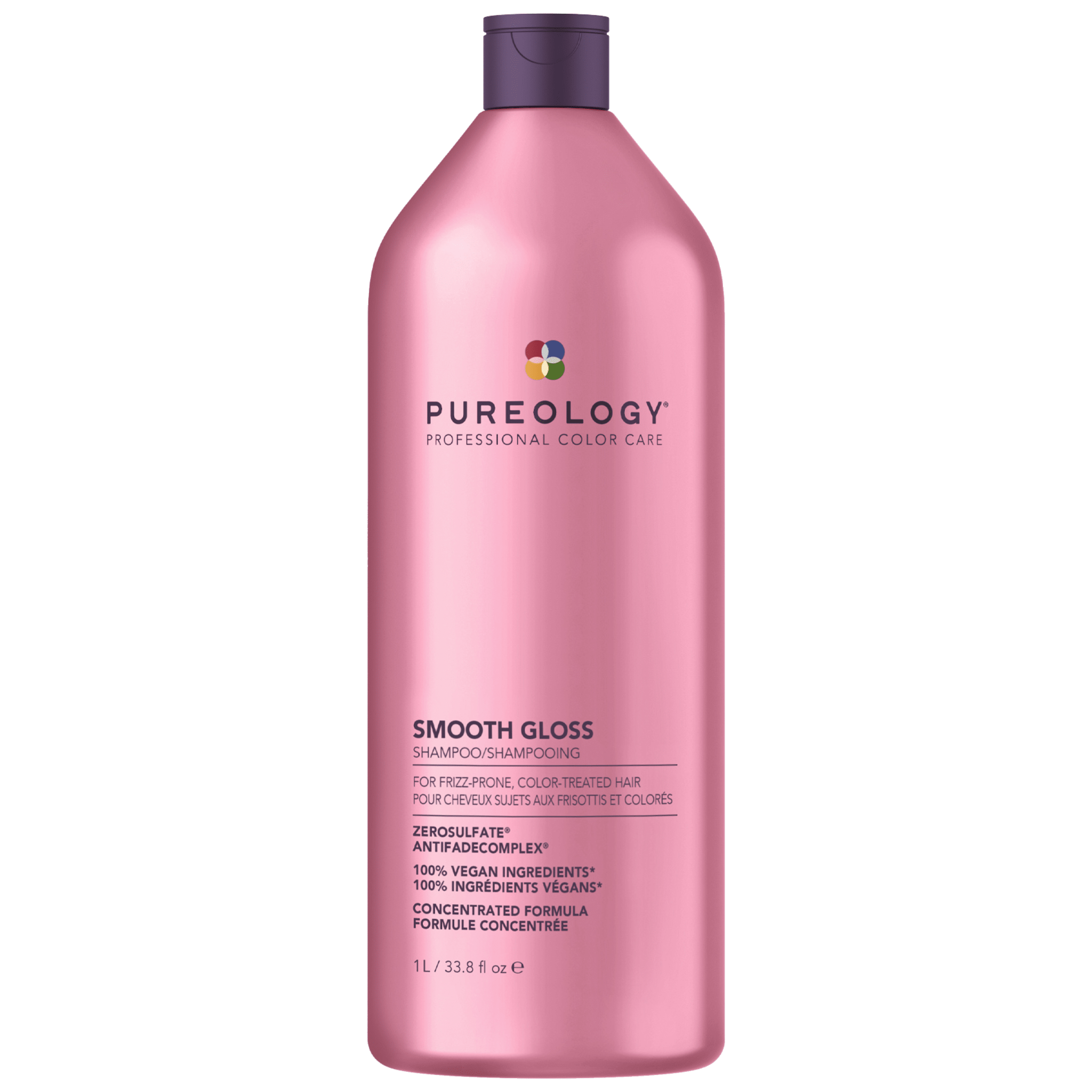 Pureology. Shampoing Anti - Frisottis Smooth Gloss - 1000 ml - Concept C. Shop