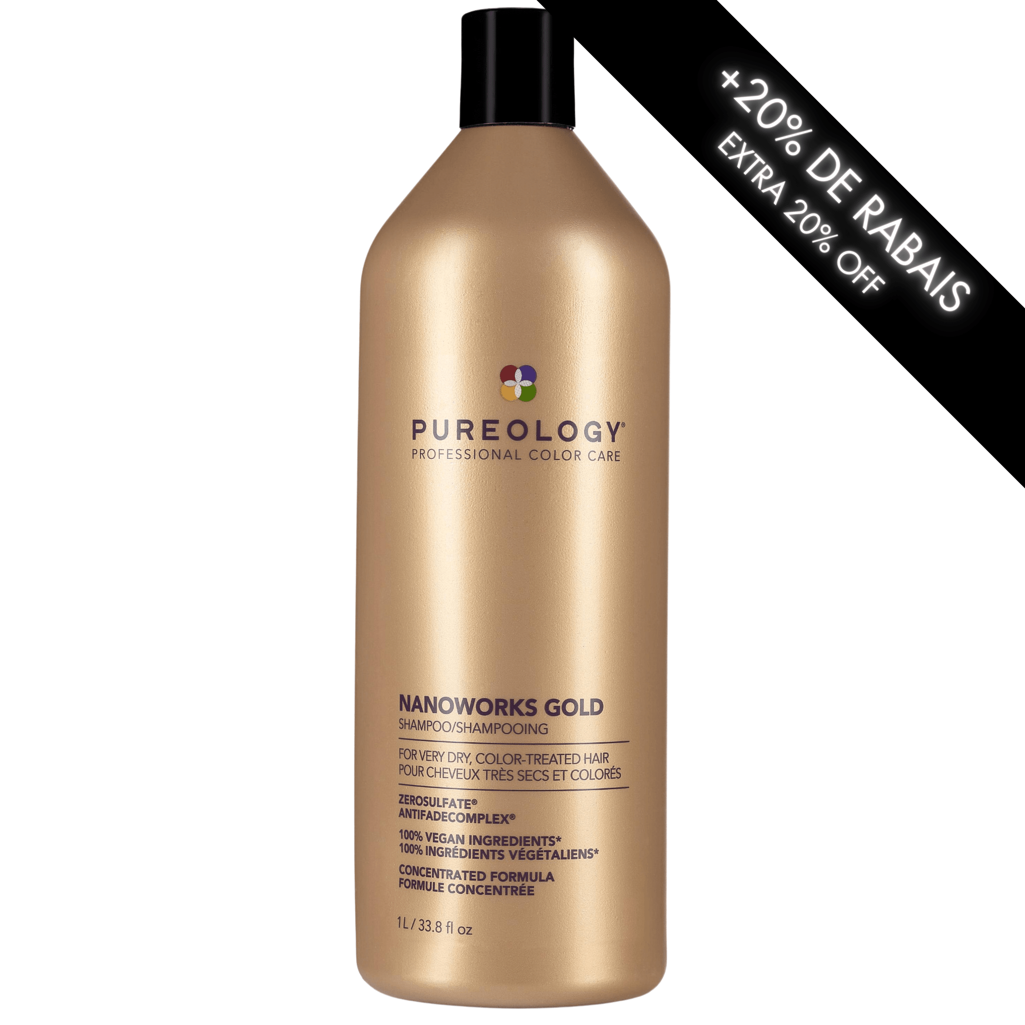 Pureology. Shampoing Nanoworks Gold - 1000 ml - Concept C. Shop