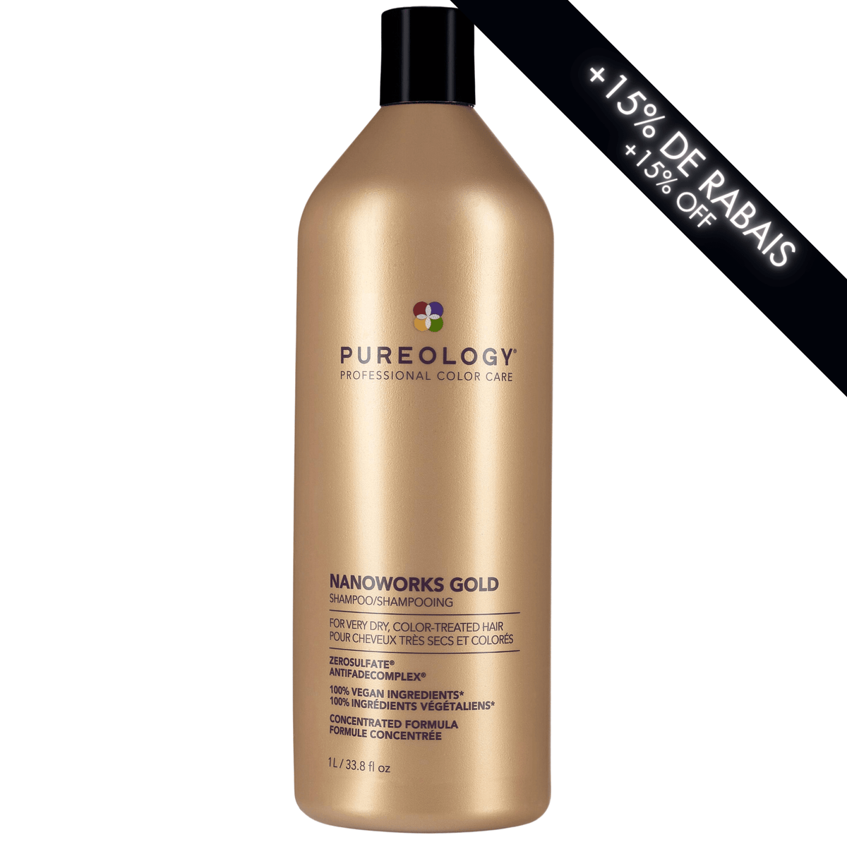 Pureology. Shampoing Nanoworks Gold - 1000 ml - Concept C. Shop