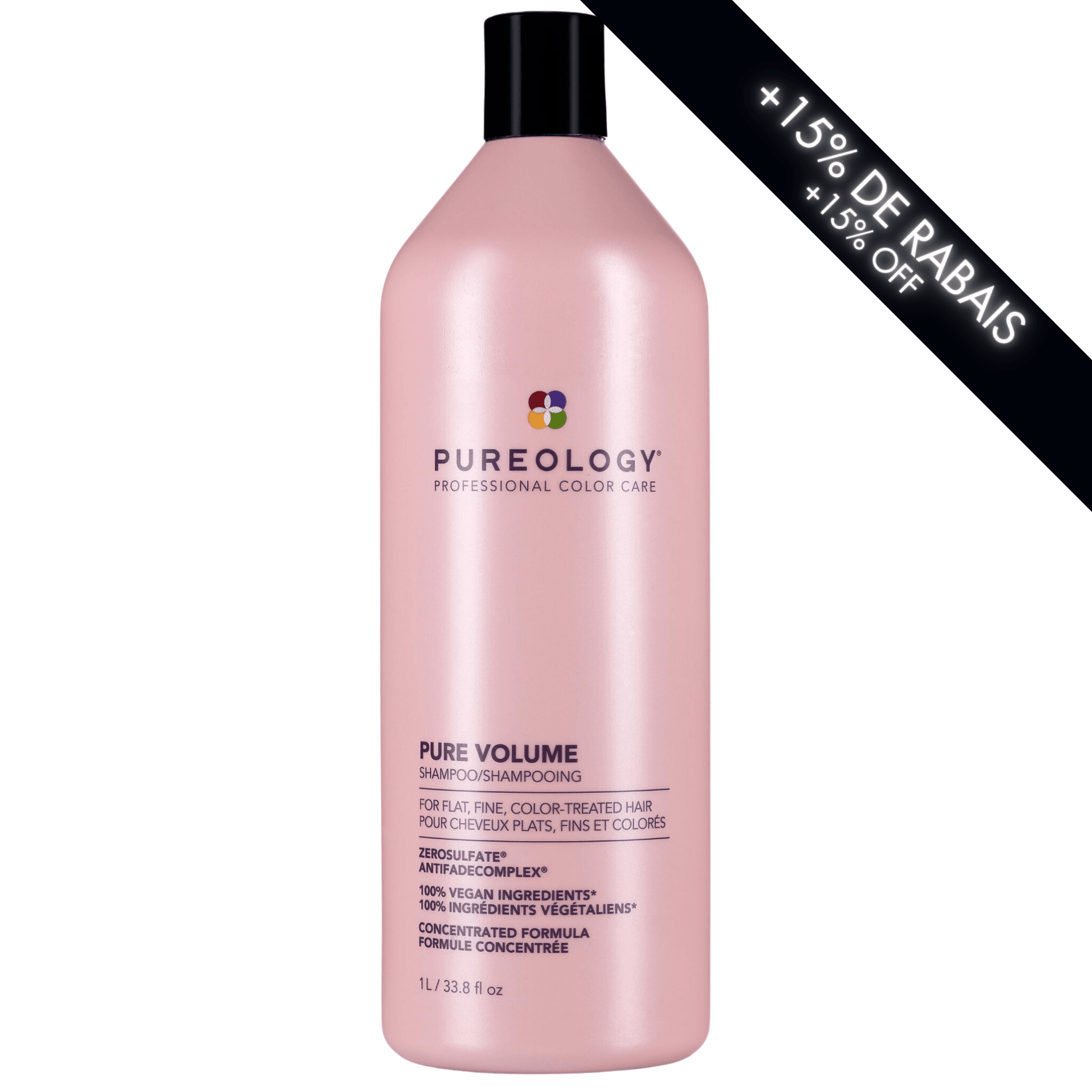 Pureology. Shampoing Pure Volume - 1000 ml - Concept C. Shop