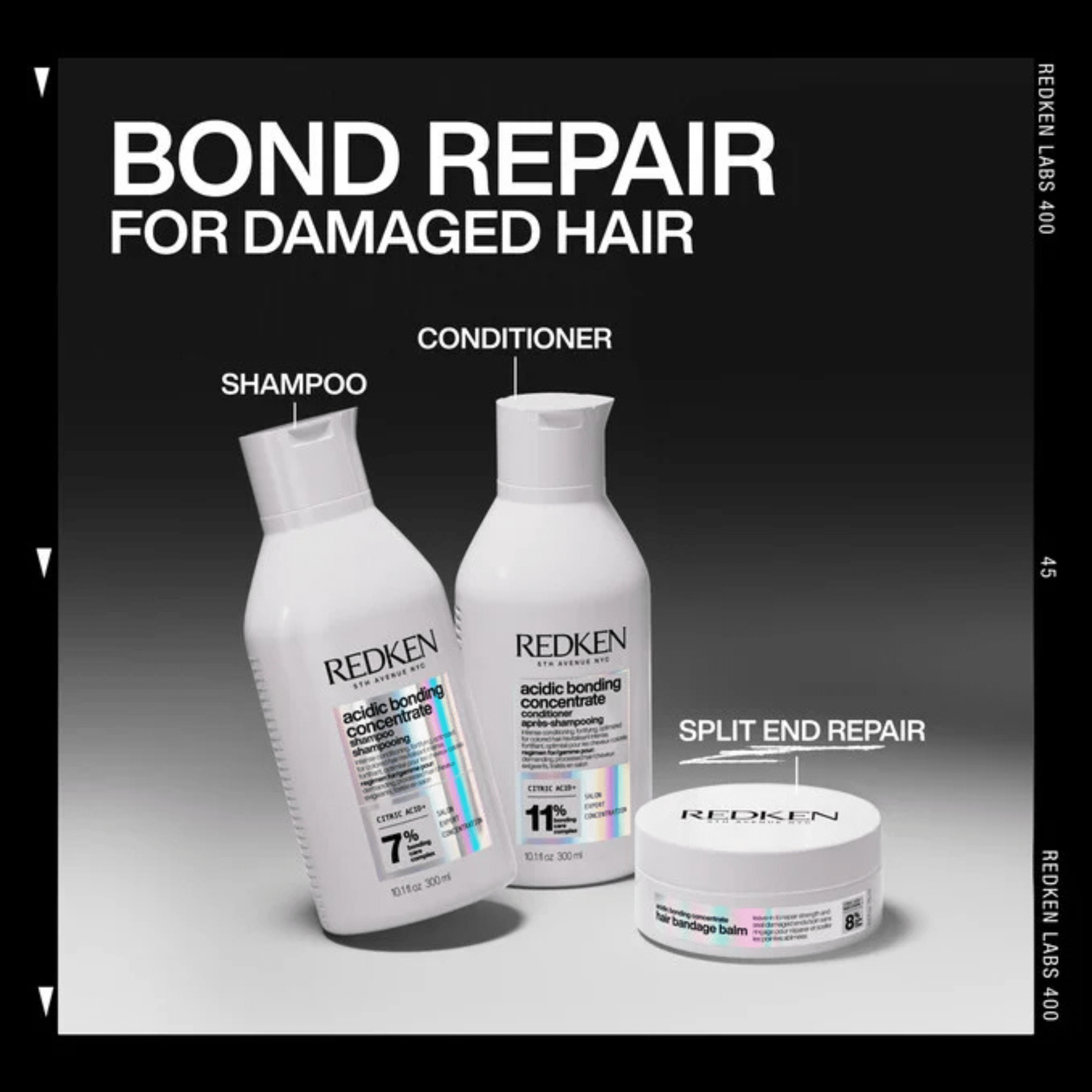 Redken. Baume Capillaire Sans - Rinçage Acidic Bonding Concentrate - 75 ml - Concept C. Shop