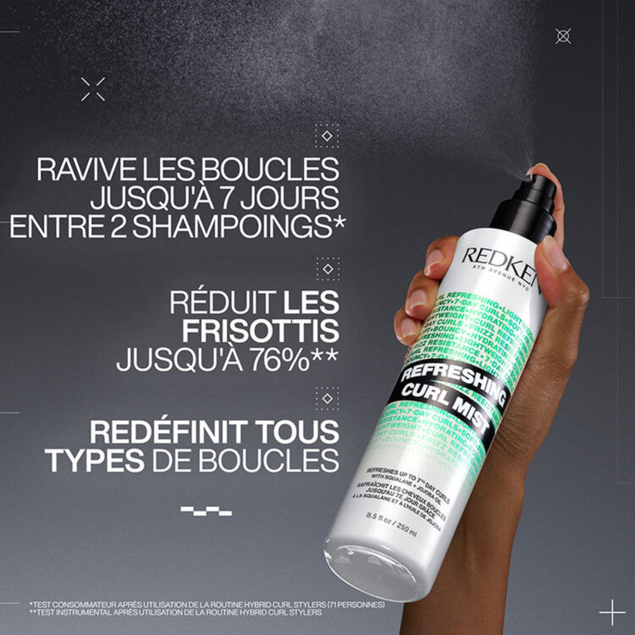 Redken. Brume Rafraîchissante pour Boucles Styling Curls - 250 ml - Concept C. Shop