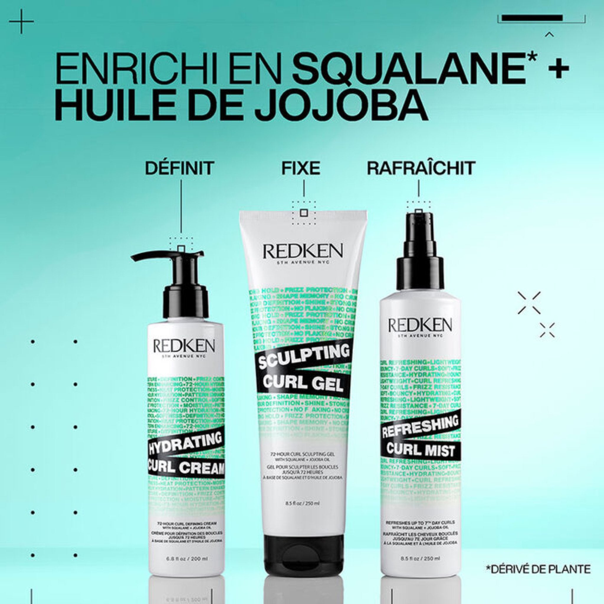 Redken. Brume Rafraîchissante pour Boucles Styling Curls - 250 ml - Concept C. Shop