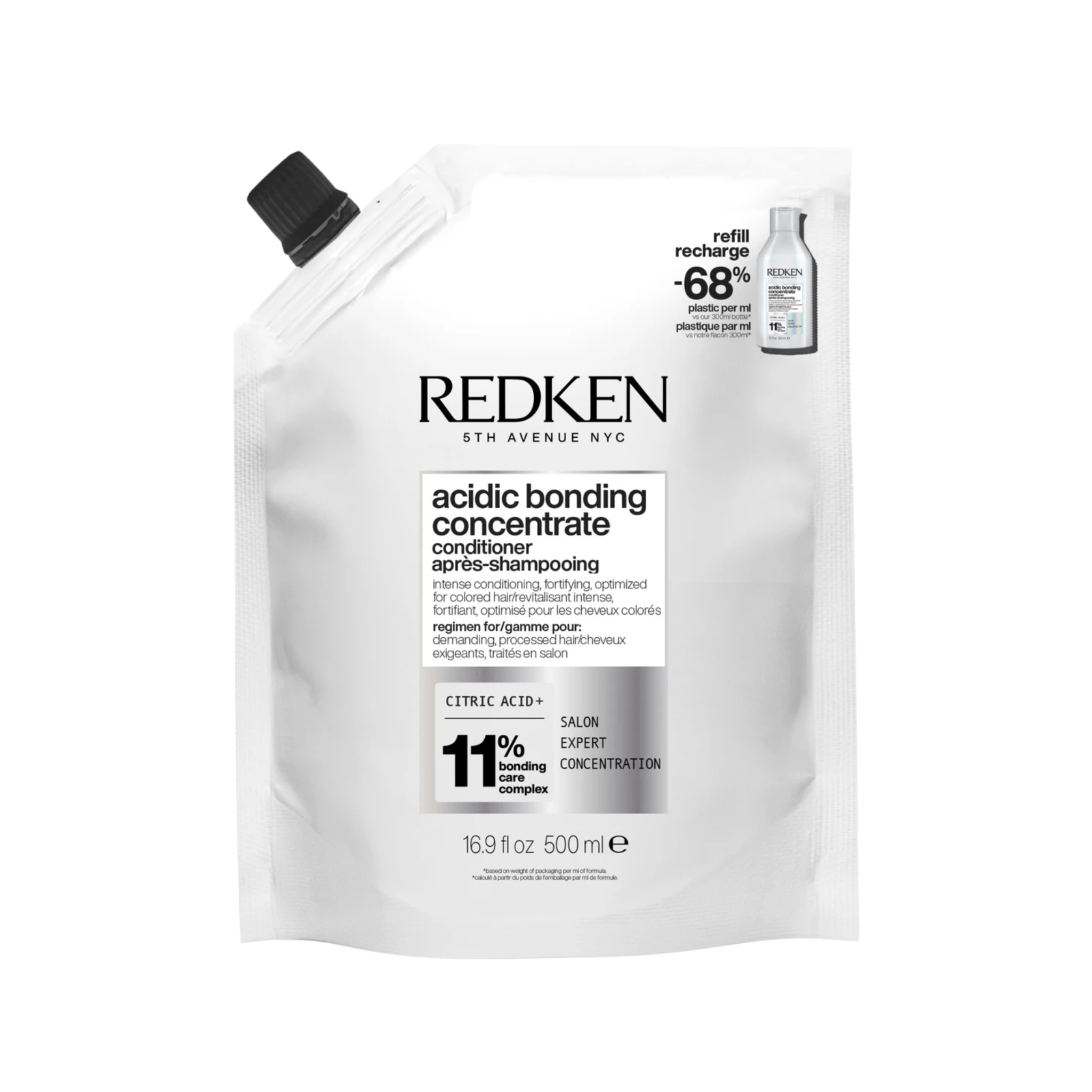 Redken. Recharge Revitalisant Acidic Bonding Concentrate 11% - 500 ml - Concept C. Shop
