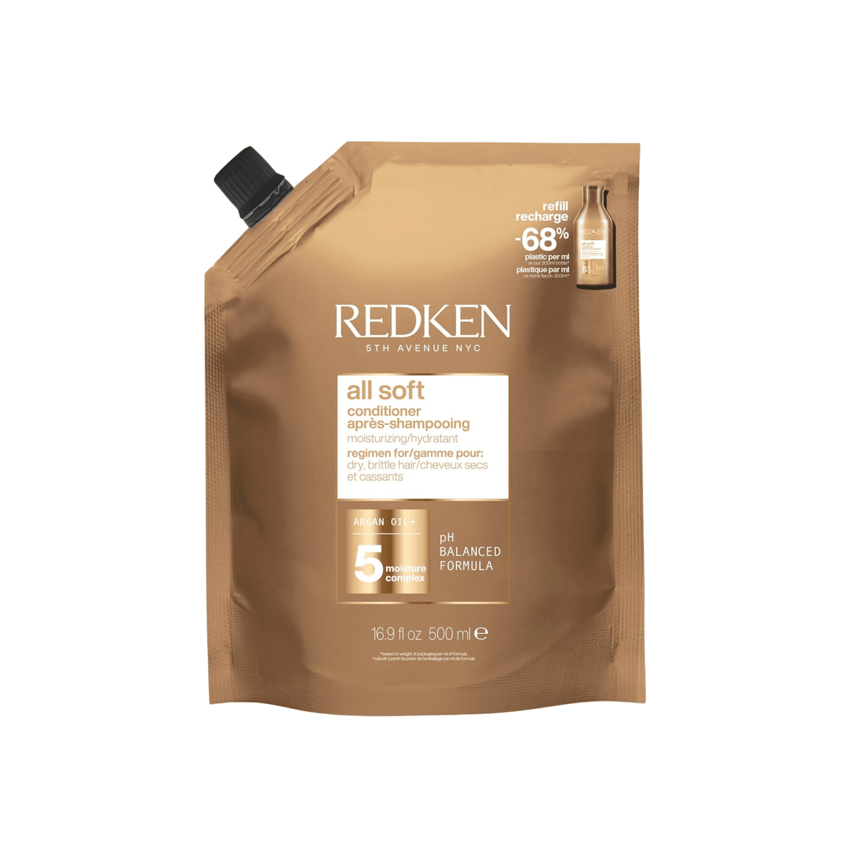 Redken. Recharge Revitalisant All Soft - 500 ml - Concept C. Shop