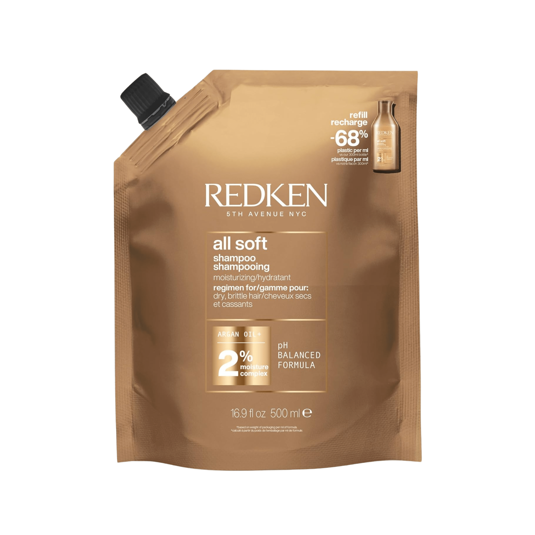 Redken. Recharge Shampoing All Soft - 500 ml - Concept C. Shop