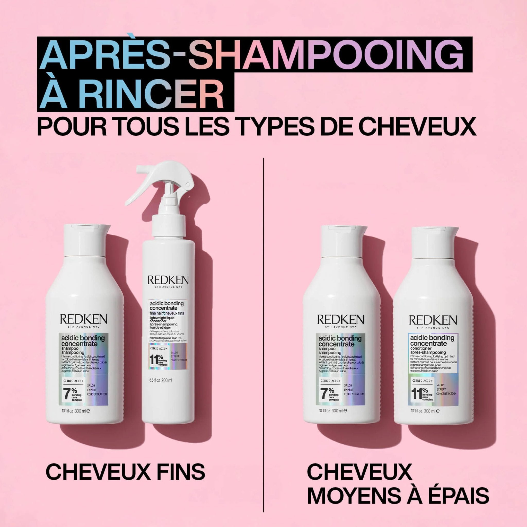 Redken. Revitalisant Liquide Léger Acidic Bonding Concentrate 11% - 200 ml - Concept C. Shop