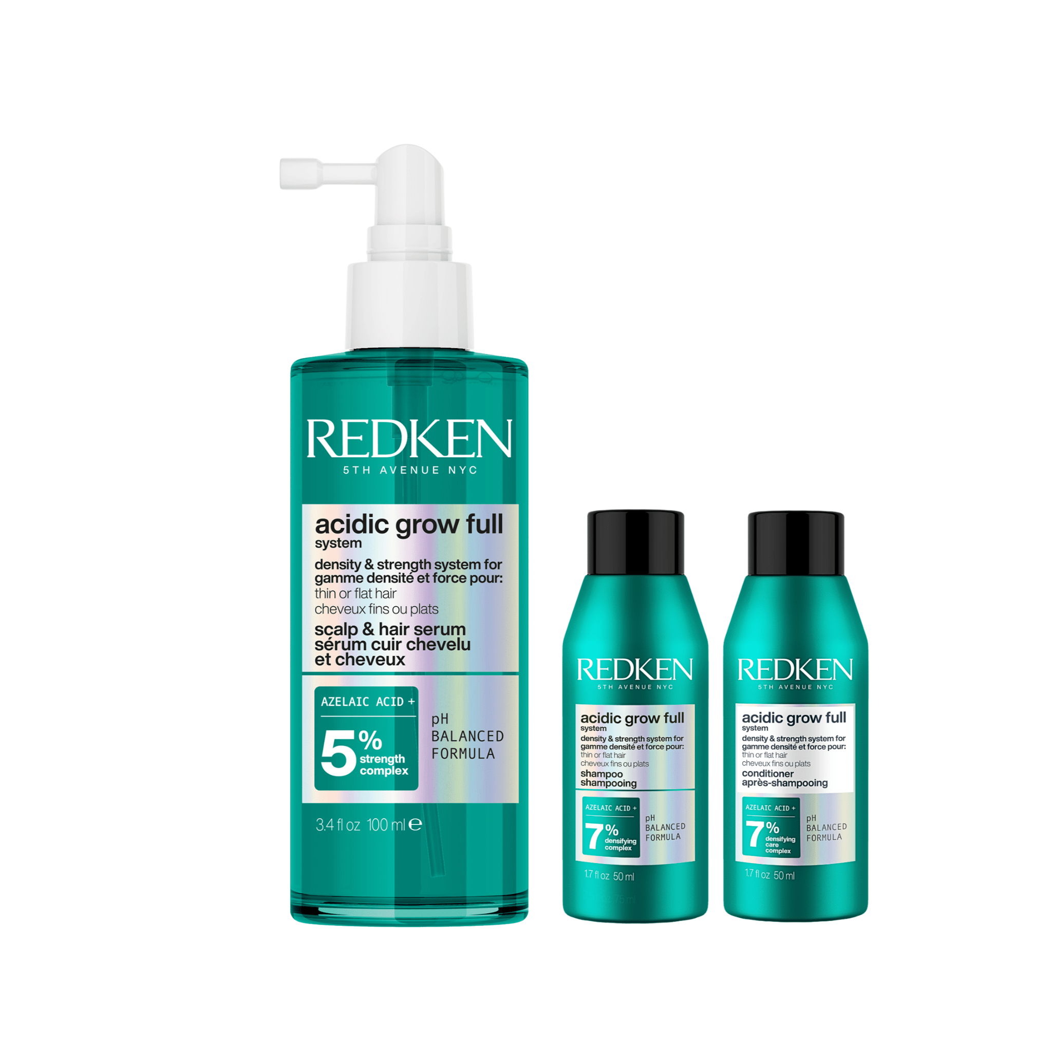 Redken. Sérum Cuir Chevelu et Cheveux Densité et Force Acidic Grow Full - 100 ml - Concept C. Shop