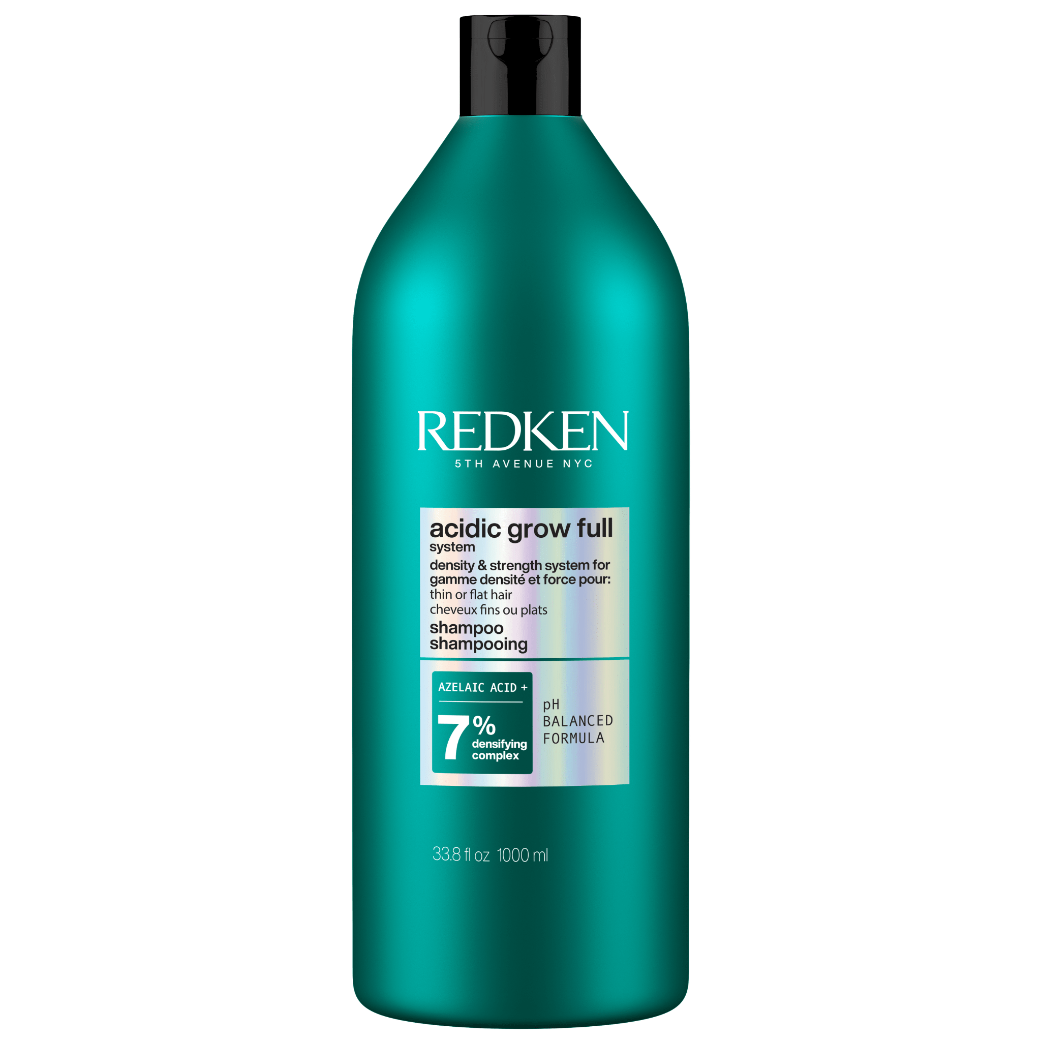 Redken. Shampoing Densité et Force Acidic Grow Full - 1000 ml - Concept C. Shop