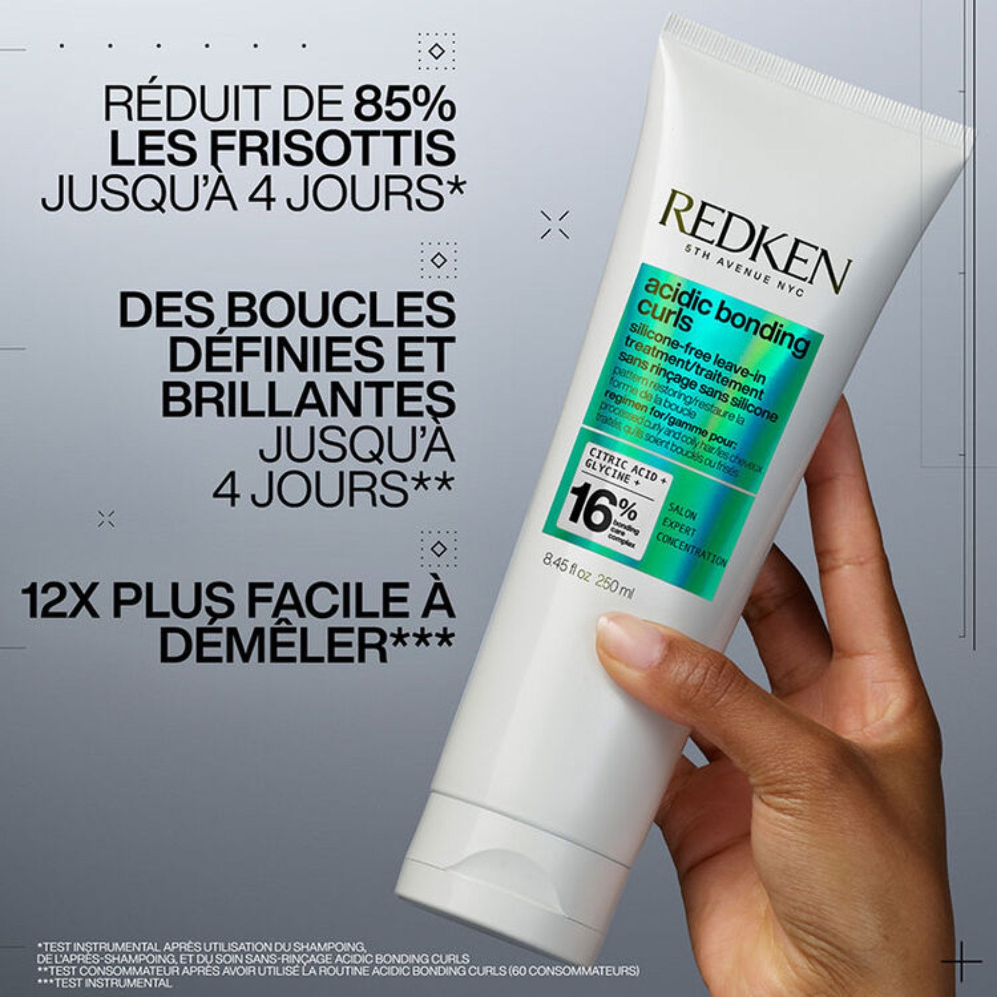 Redken. Traitement Sans-Rinçage Acidic Bonding Curls - 250 ml - Concept C. Shop