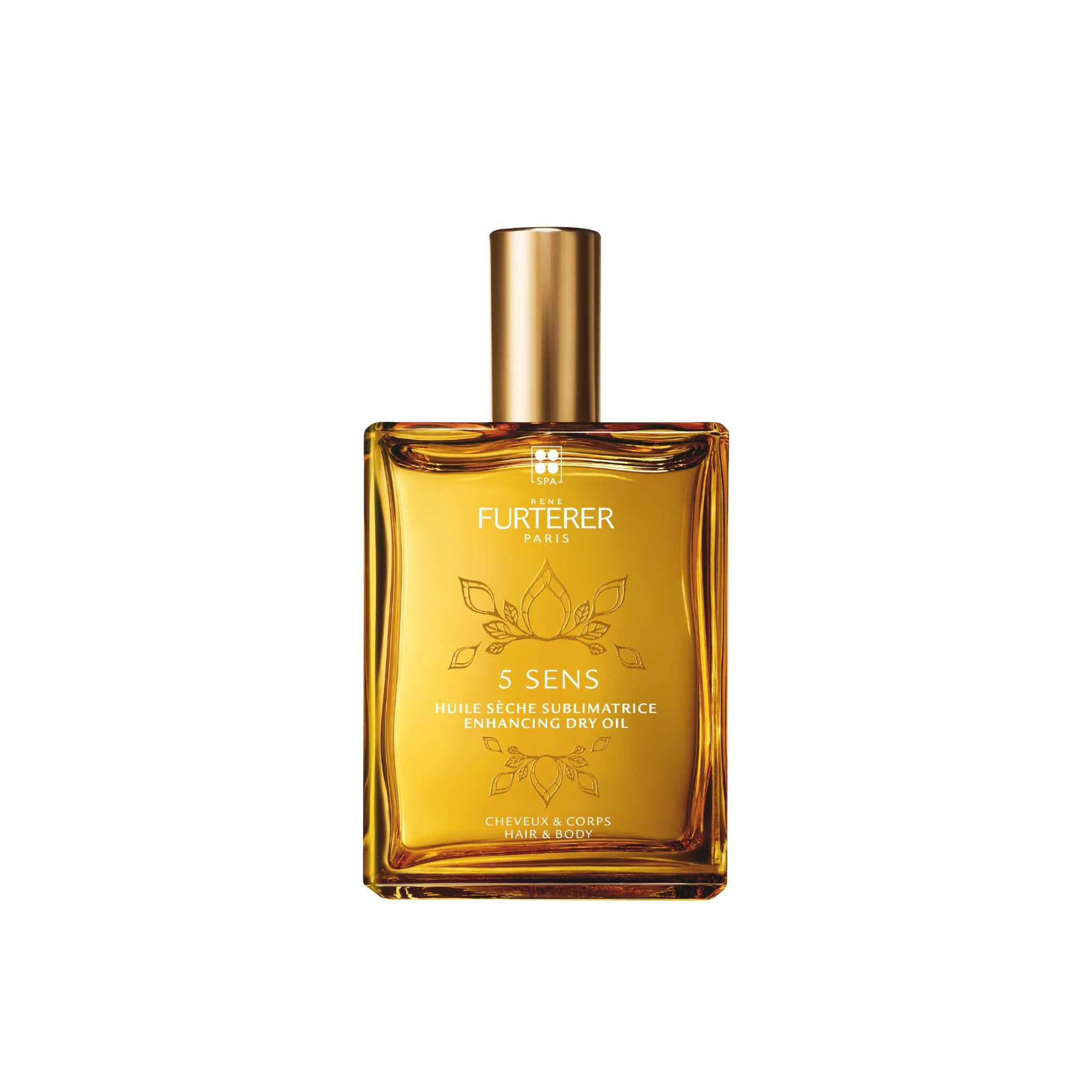 René Furterer. 5 Sens Huile Sèche Sublimatrice Corps et Cheveux - 100 ml - Concept C. Shop