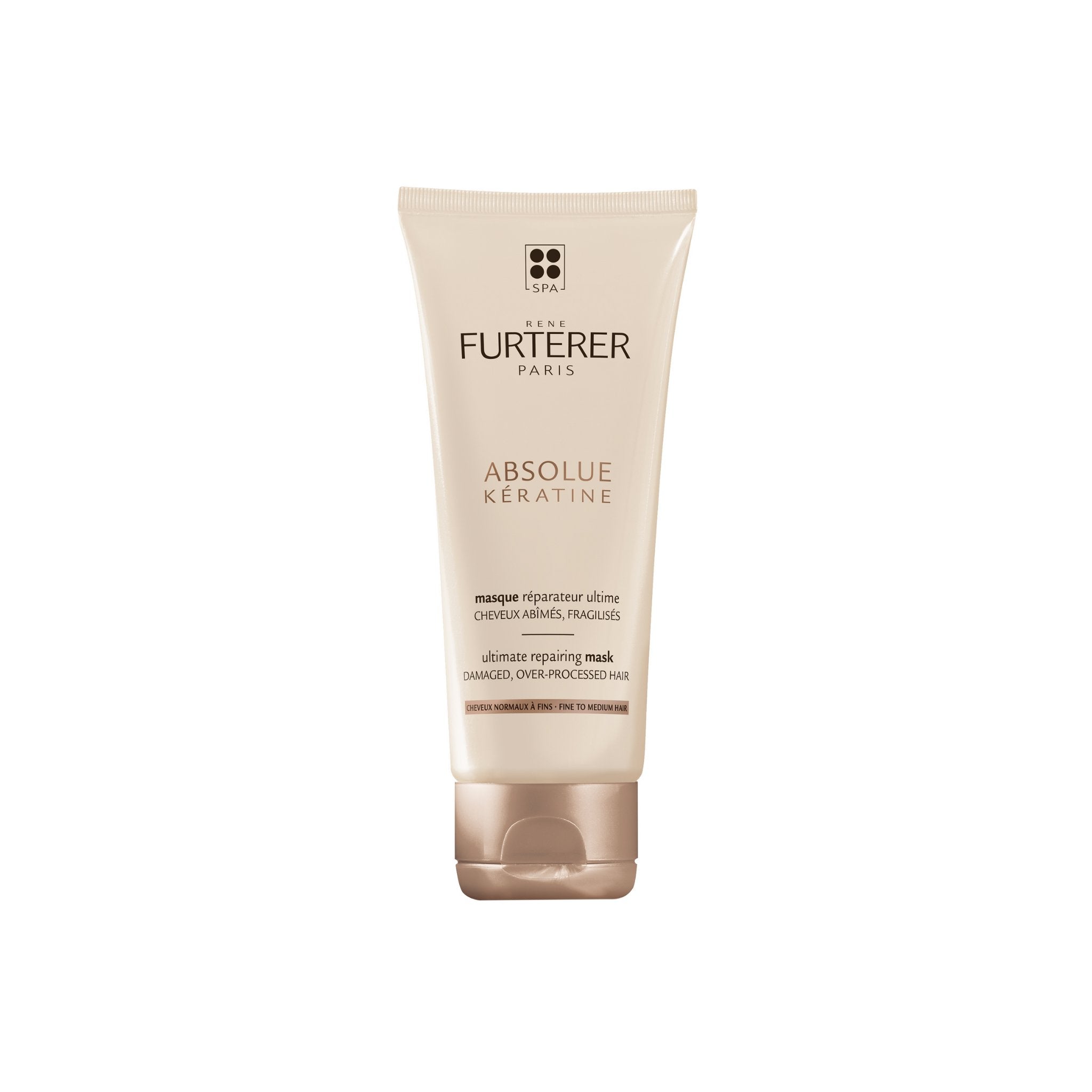 René Furterer. Absolue Kératine Masque Réparateur Ultime Cheveux Normaux à Fins - 100 ml - Concept C. Shop