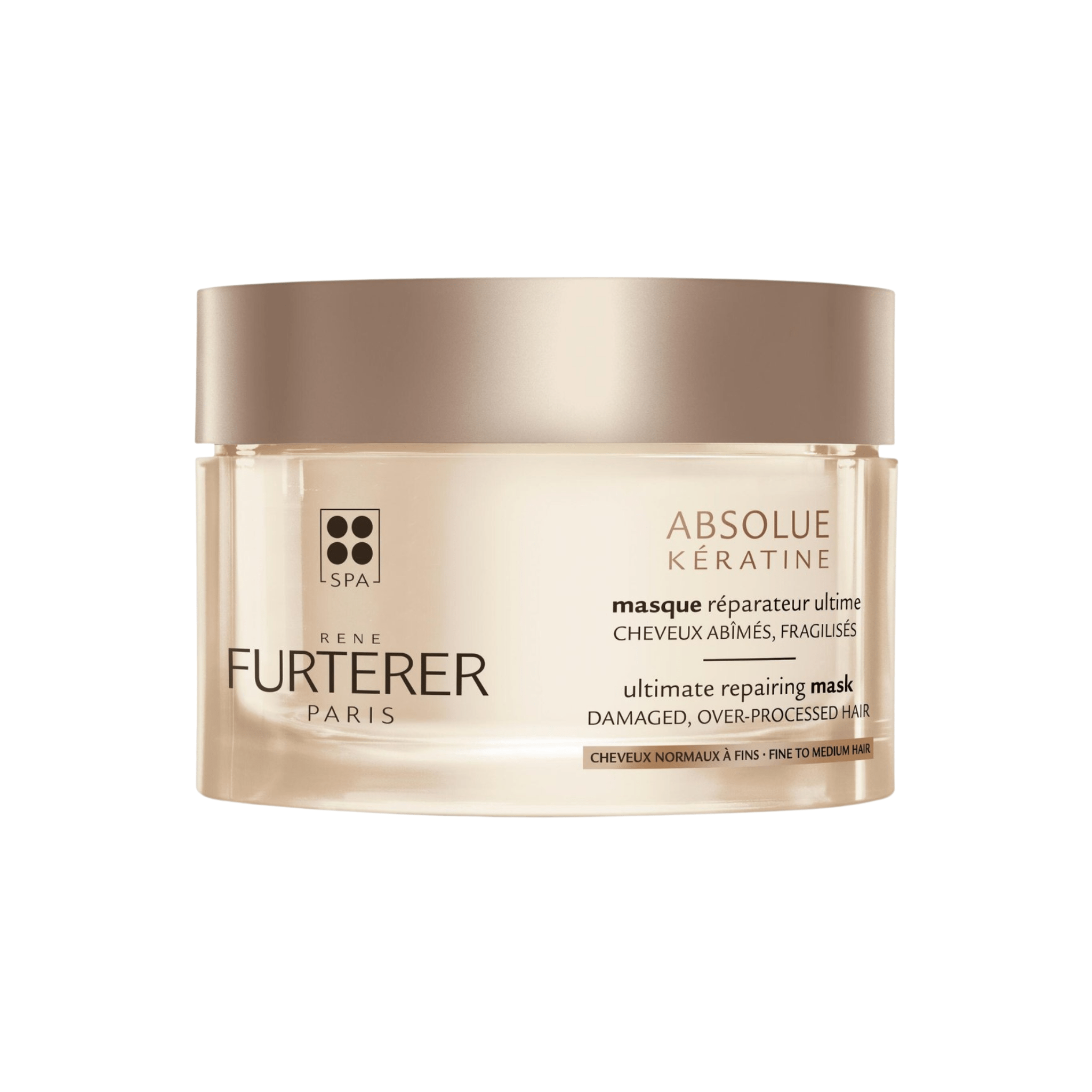 René Furterer. Absolue Kératine Masque Réparateur Ultime Cheveux Normaux à Fins - 200 ml - Concept C. Shop