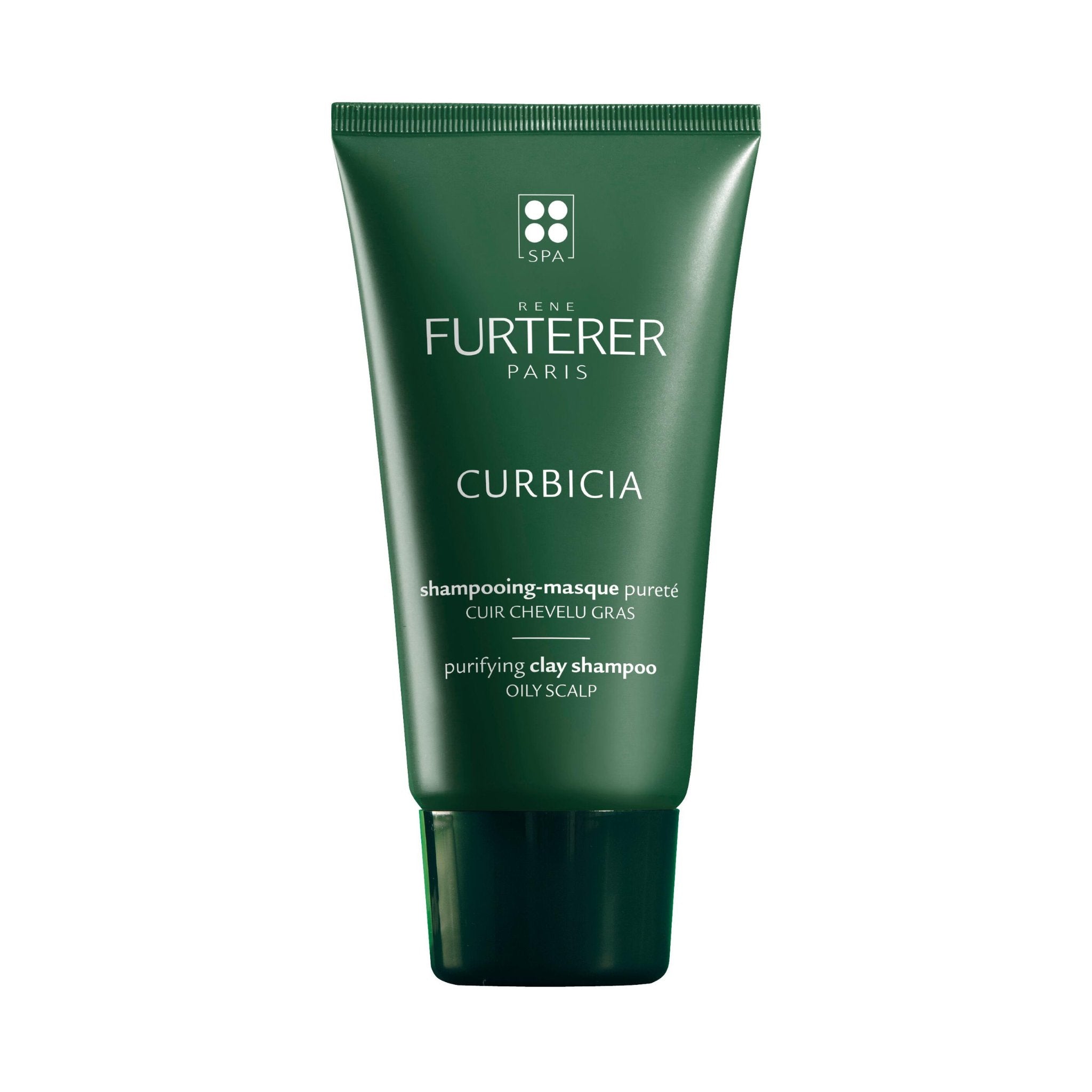 René Furterer. Curbicia Shampoing - Masque Pureté à l'Argile Absorbante et aux Huiles Essentielles - 250 ml - Concept C. Shop