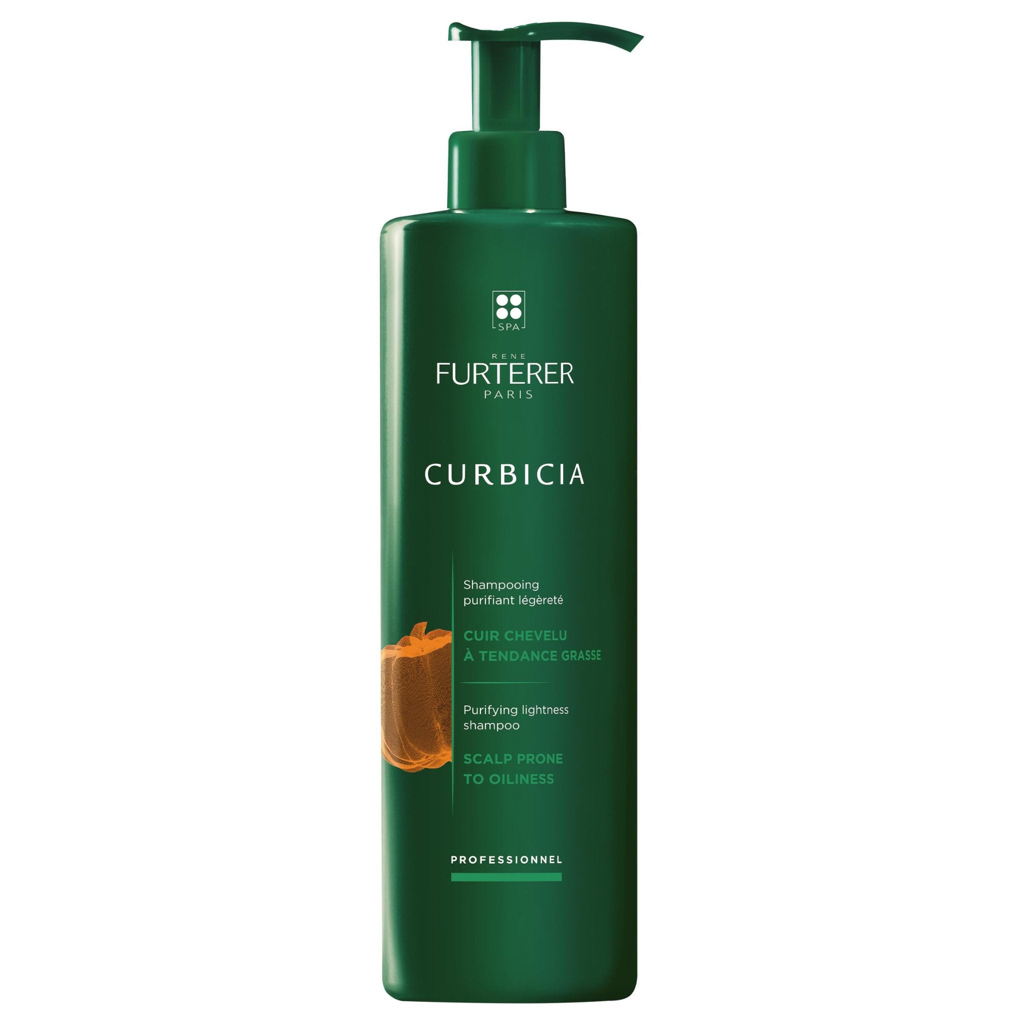 René Furterer. Curbicia Shampoing Normalisant Légèreté aux Huiles Essentielles - 600 ml - Concept C. Shop