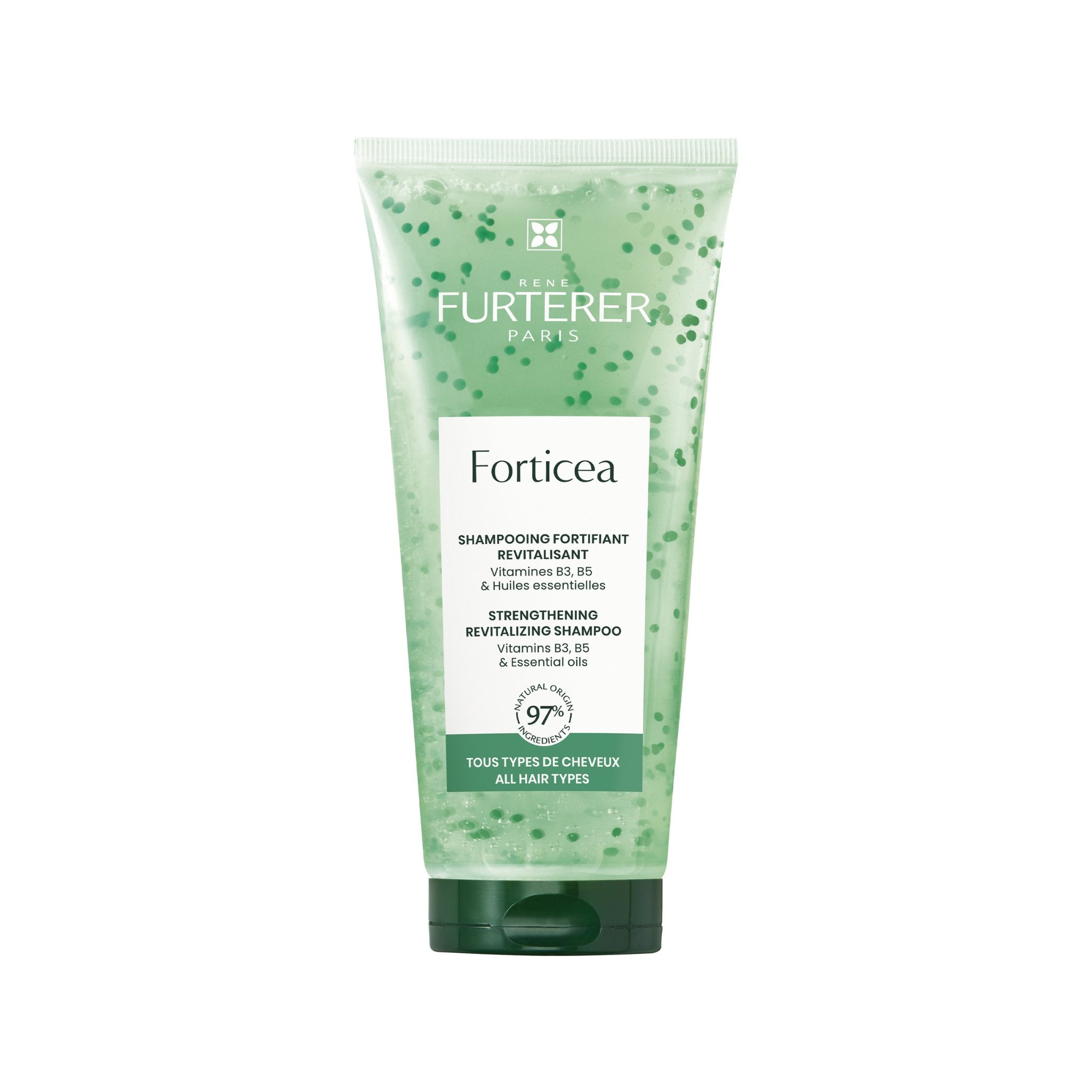 René Furterer. Forticea Shampoing Énergisant aux Huiles Essentielles - 200 ml - Concept C. Shop