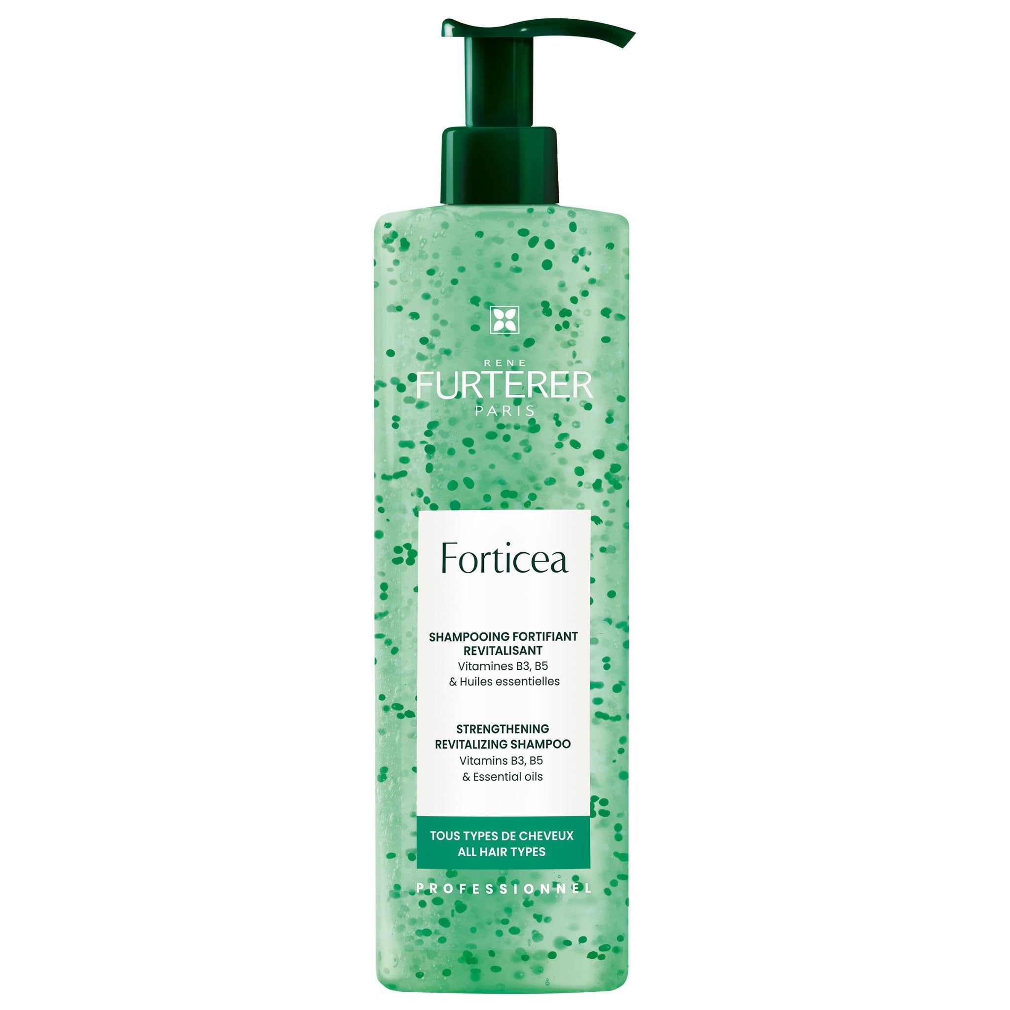 René Furterer. Forticea Shampoing fortifiant revitalisant Vitamins B3, B5 & huiles essentielles - 600 ml - Concept C. Shop