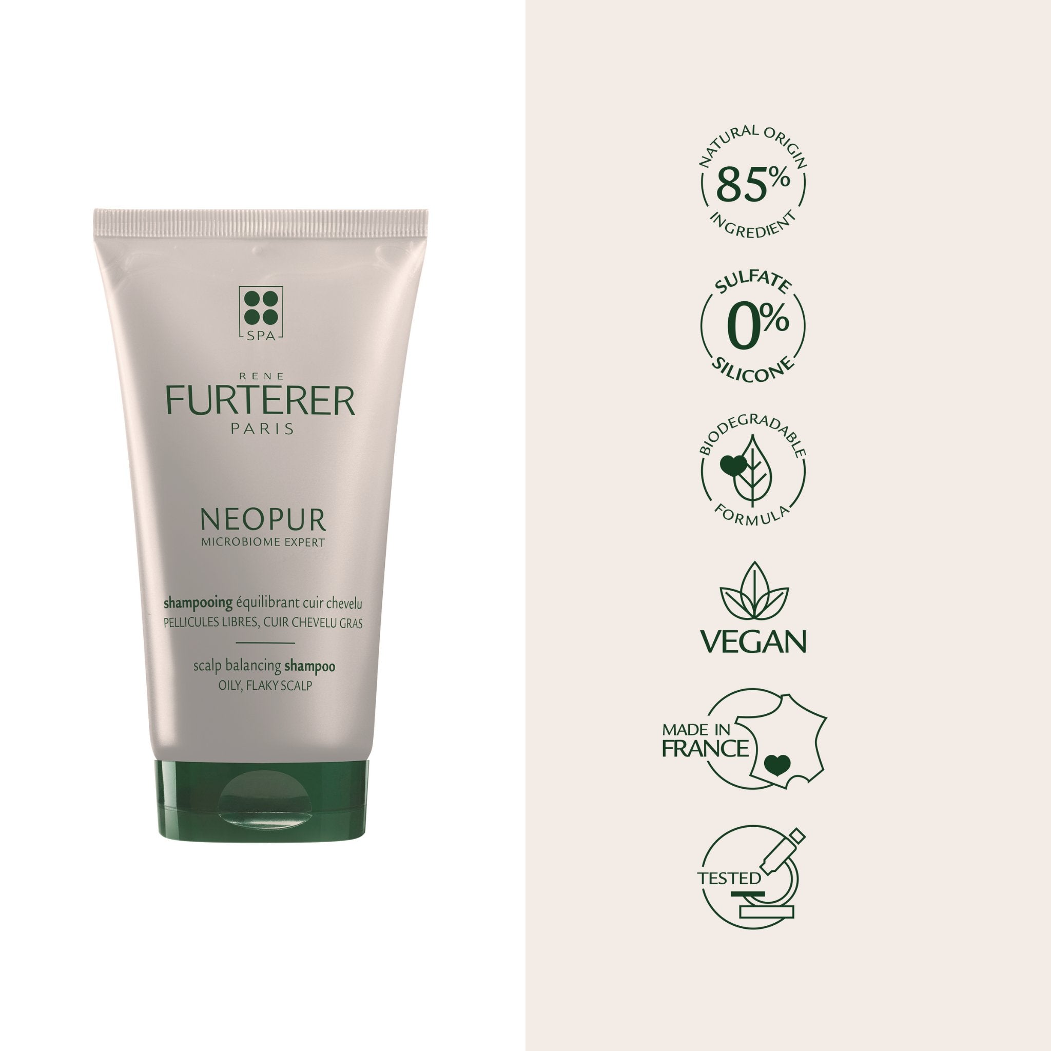 René Furterer. Neopur Shampoing Équilibrant Cuir Chevelu Gras - 150 ml - Concept C. Shop