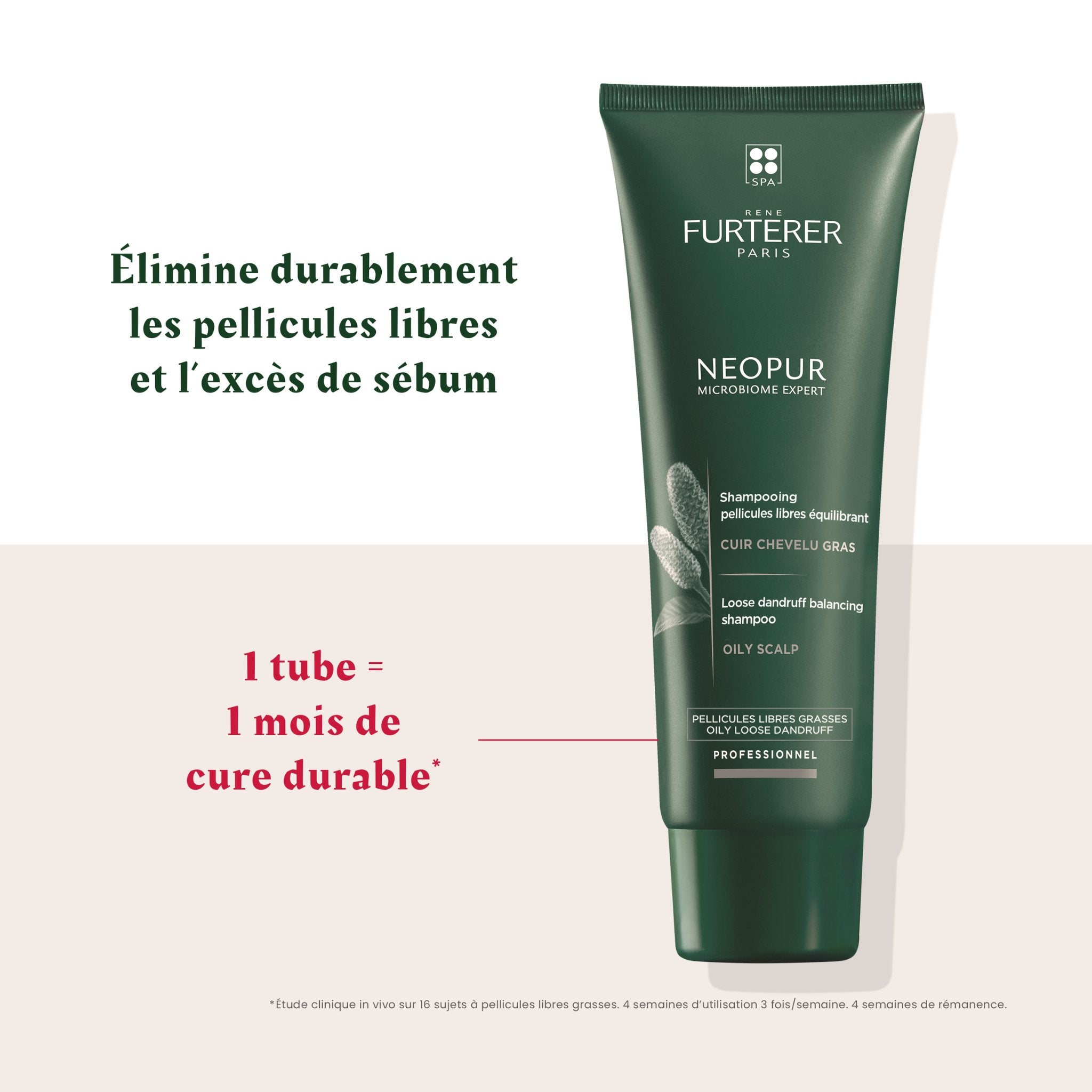 René Furterer. Neopur Shampoing Équilibrant Cuir Chevelu Gras - 250 ml - Concept C. Shop