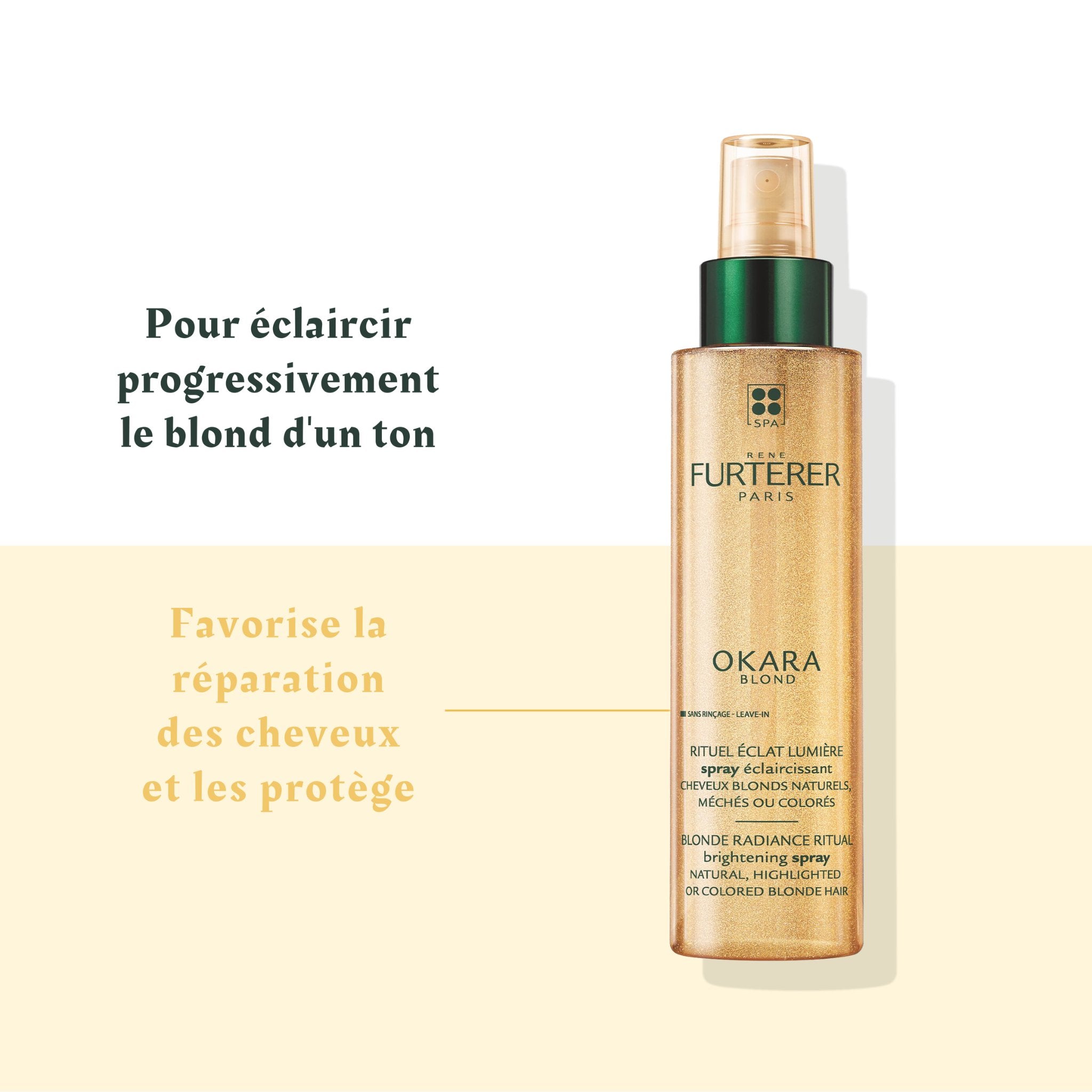 René Furterer. Okara Blond Spray Éclaircissant Sans Rinçage - 150 ml - Concept C. Shop