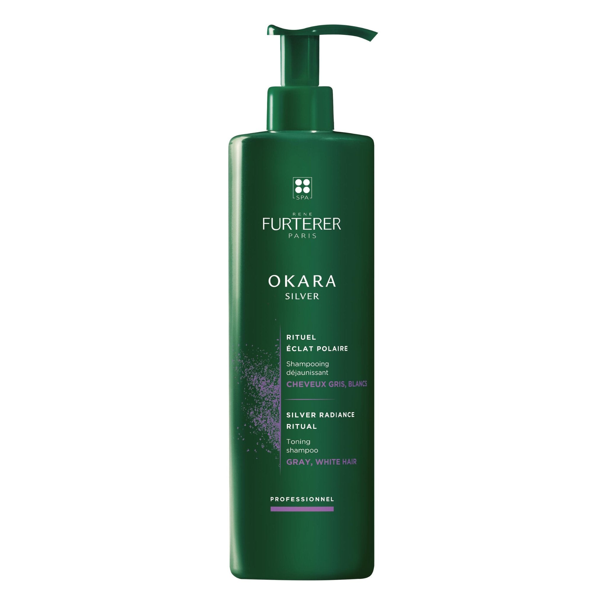 René Furterer. Okara Silver Shampoing Déjaunissant - 600 ml - Concept C. Shop