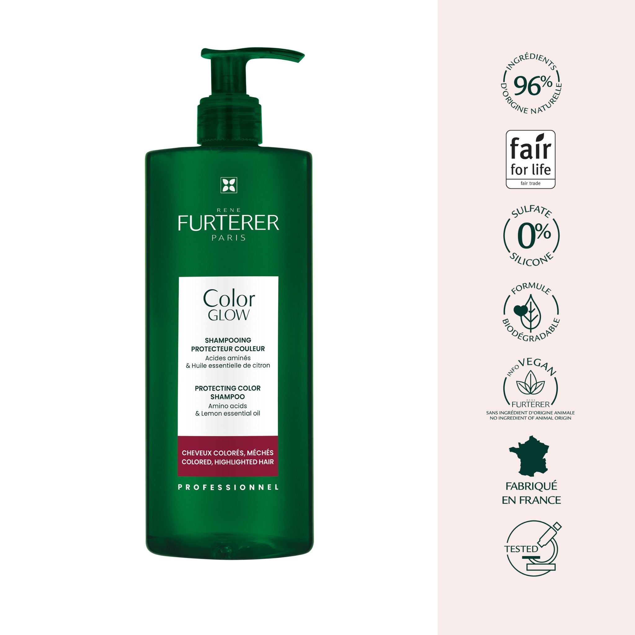 René Furterer. Shampoing Color Glow - 500 ml - Concept C. Shop