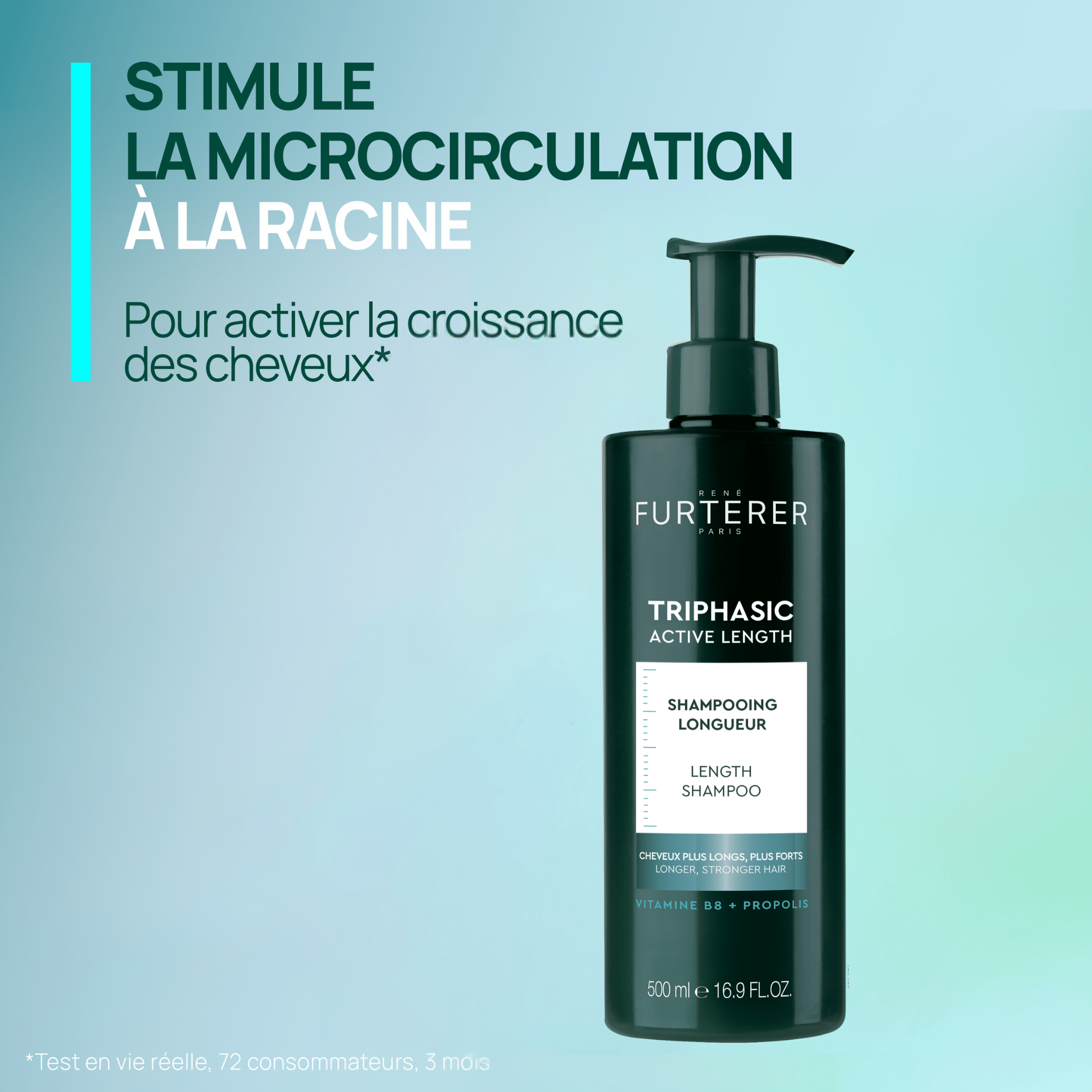 René Furterer. Shampoing Longueur Triphasic Active Length - 500 ml - Concept C. Shop
